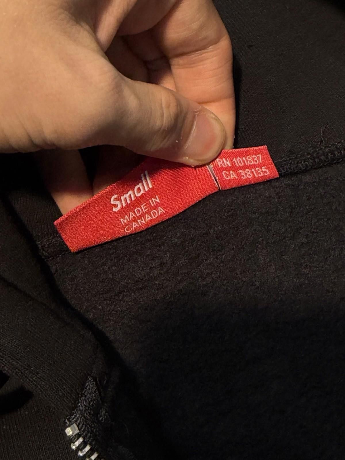 Supreme Supreme S Logo Zip Up Hooded Sweatshirt Black (Small) NEW Size US S / EU 44-46 / 1 - 6 Thumbnail