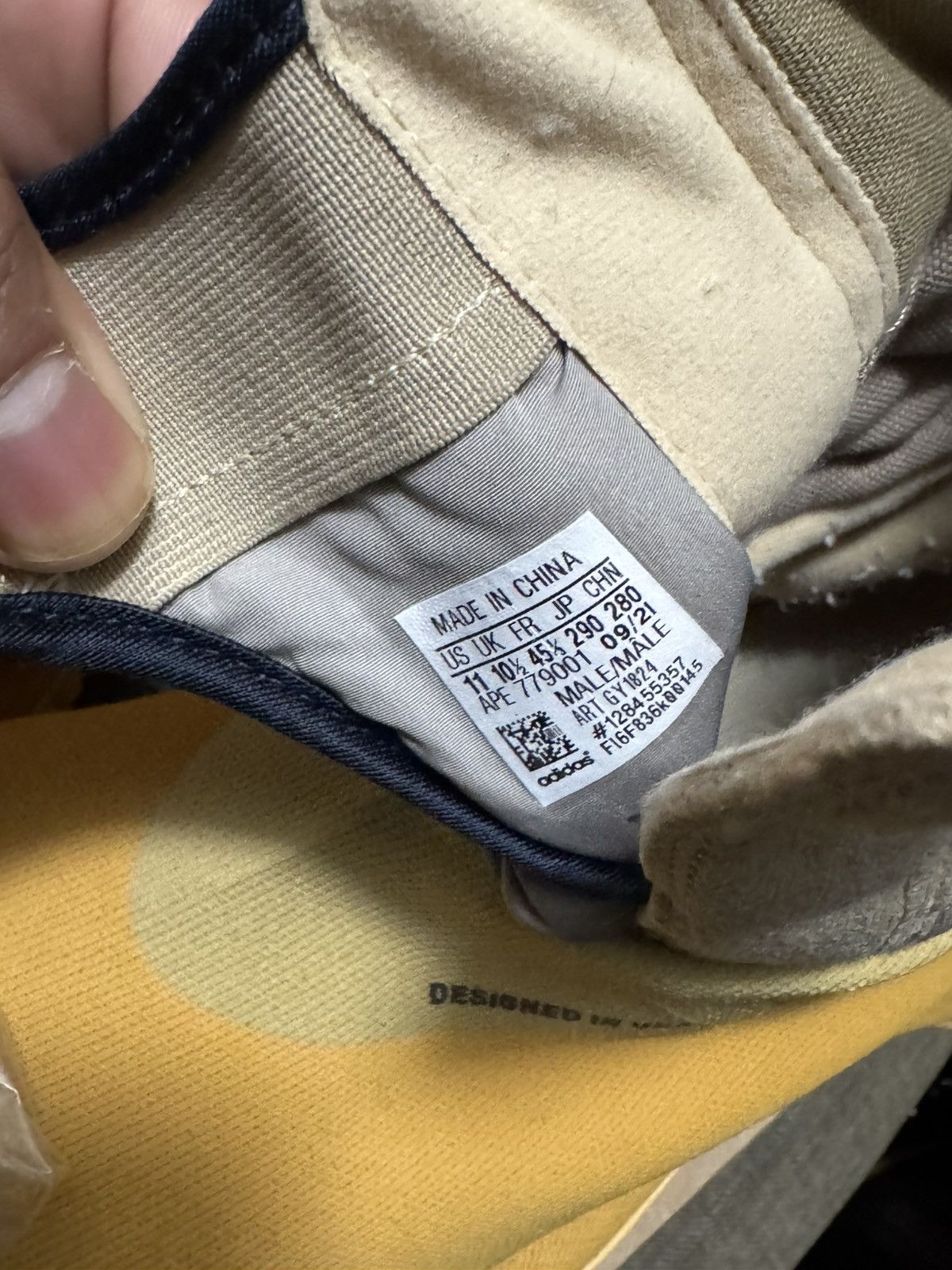 Yeezy YZY KNIT RNR BT (Sulfur) Size US 11 / EU 44 - 5 Thumbnail