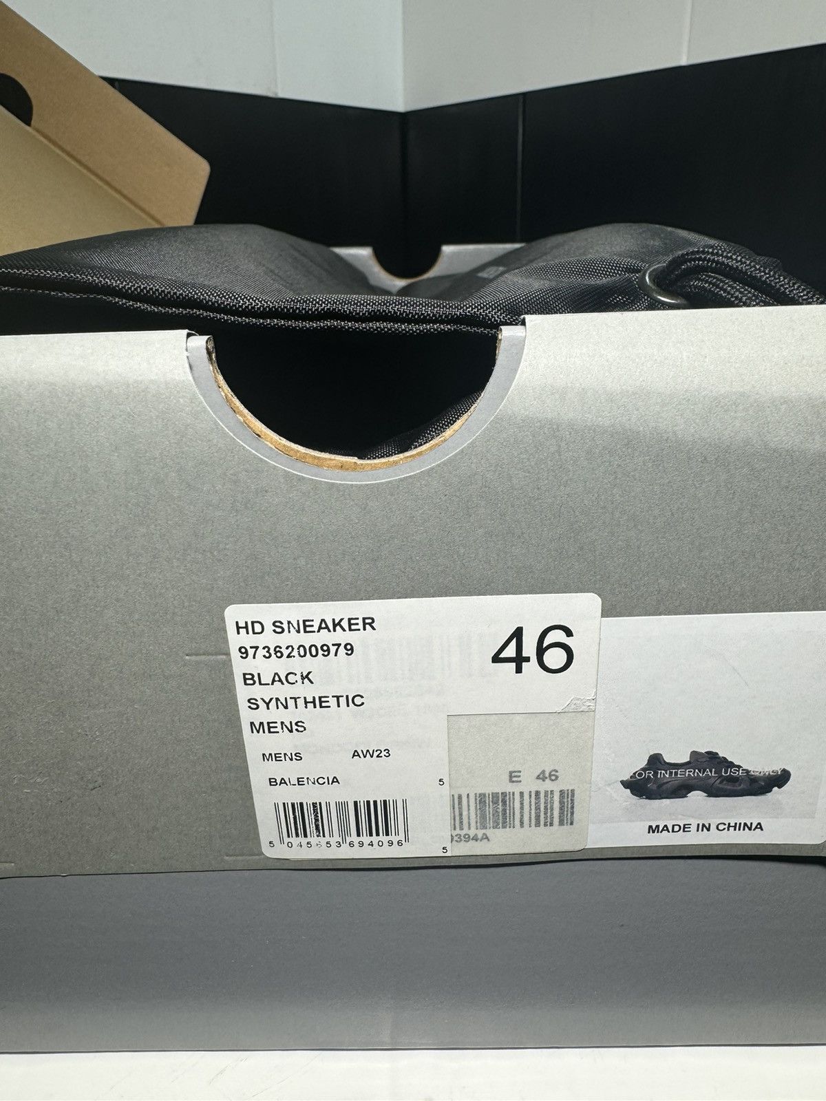 Balenciaga Balenciaga Lace Up HD Black Size 46 (US13) Size US 13 / EU 46 - 8 Thumbnail