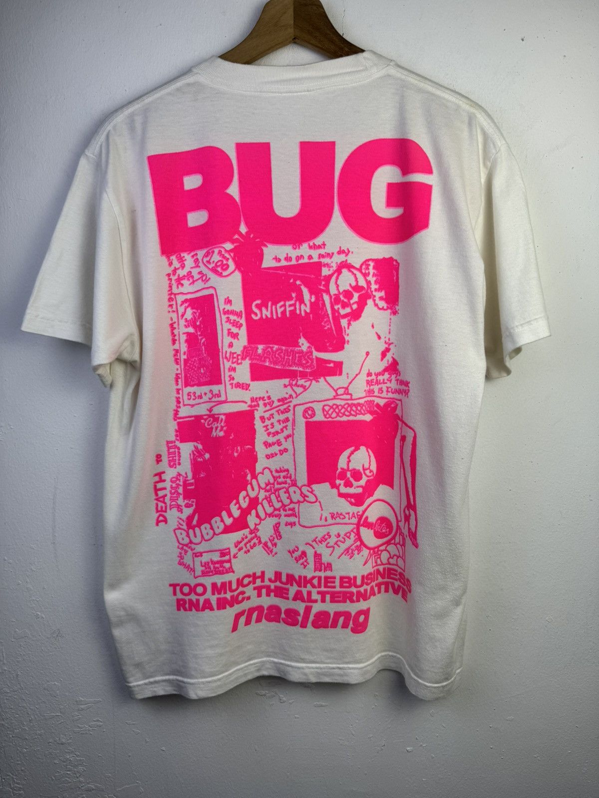 Japanese Brand vintage RNA Inc. The Bubble Gum Killer Bug Anarchic T-shirt Size US M / EU 48-50 / 2 - 6 Thumbnail