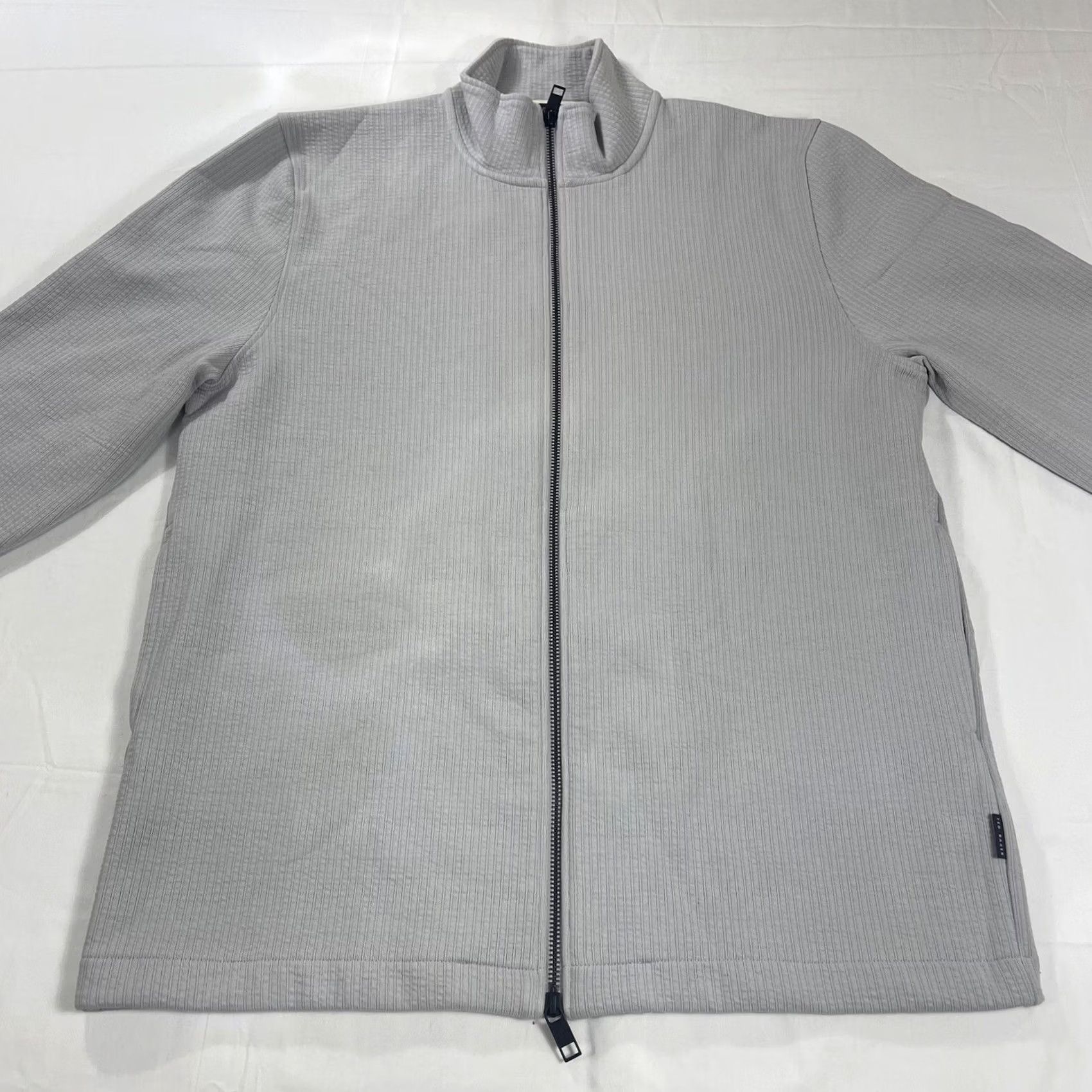 Ted Baker Ted Baker London Men's Bomber Jacket Full Zip Gray Sz 4" Size US S / EU 44-46 / 1 - 2 Thumbnail