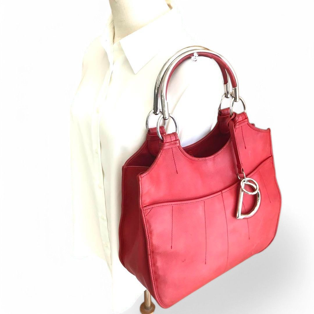 Dior Dior - Handbag Shoulder Bag Leather Nappa Vintage Charm Size ONE SIZE - 3 Thumbnail