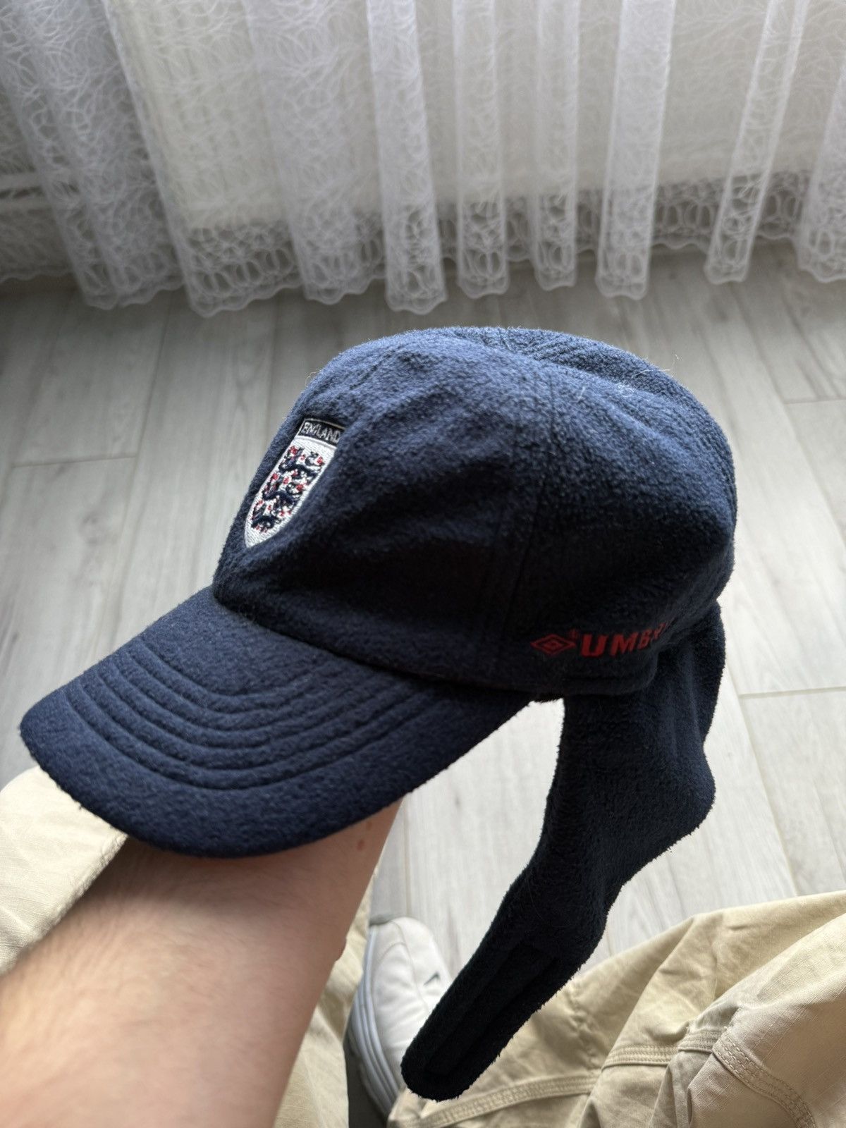 Umbro Vintage Umbro England Soccer Jersey cap 80’s Size 32 - 1 Thumbnail