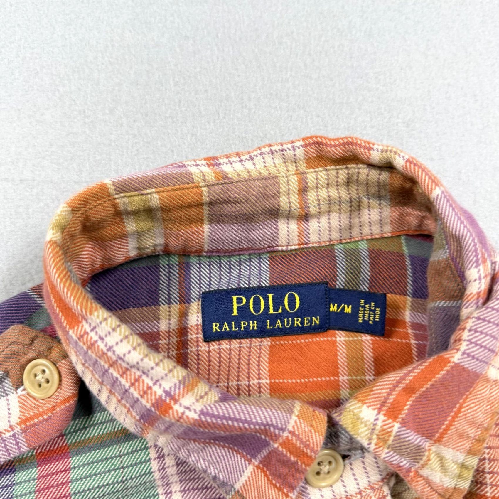 Polo Ralph Lauren Polo Ralph Lauren Shirt Mens M Multicolor Plaid Long Sleeve Button Up Size US M / EU 48-50 / 2 - 3 Thumbnail