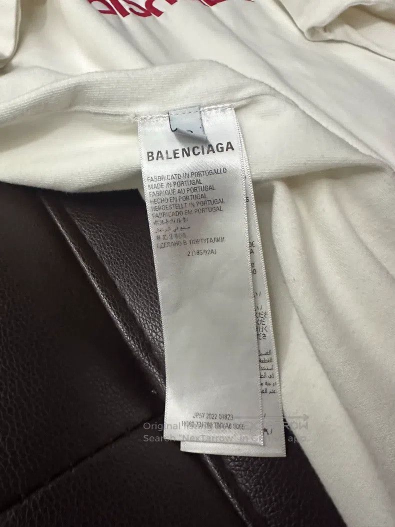 Balenciaga Balenciaga Adidas Co-Branded Short Sleeve T-Shirt, White S Size US S / EU 44-46 / 1 - 4 Thumbnail