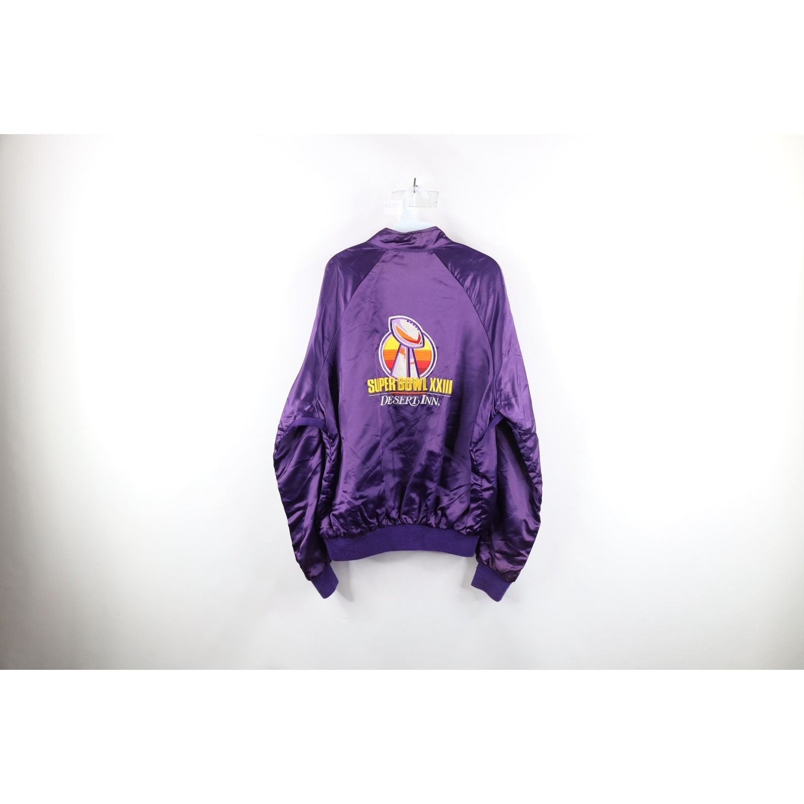 Vintage Vintage 80s Super Bowl San Francisco 49ers Satin Jacket Size US XXL / EU 58 / 5 - 11 Thumbnail