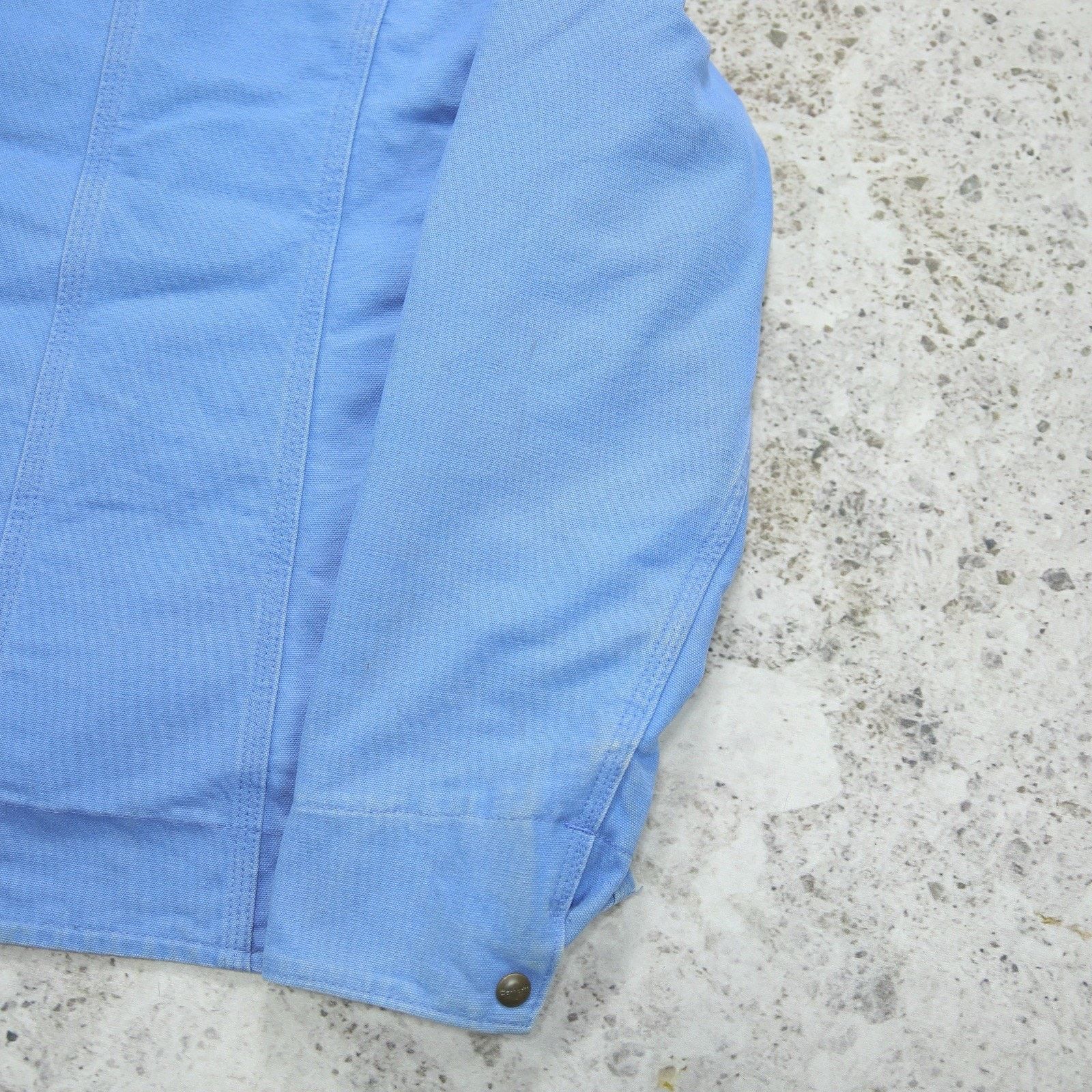 Carhartt Vintage Carhartt WJ022 FHB Blue WOMENS Jacket Sherpa Lined Size US M / EU 48-50 / 2 - 12 Thumbnail