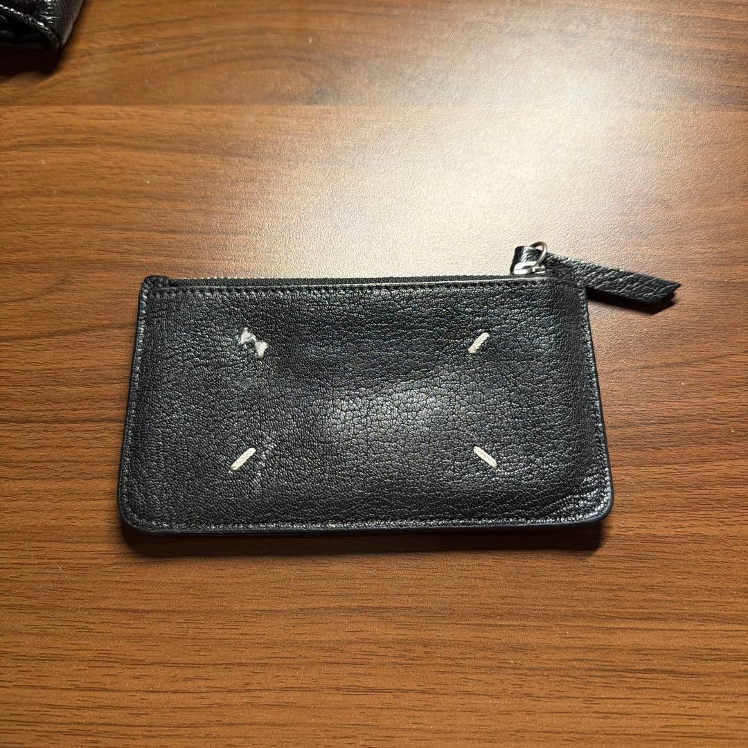 Maison Margiela 4 Stitch Motif Leather Coin Case Wallet Size ONE SIZE - 1 Thumbnail