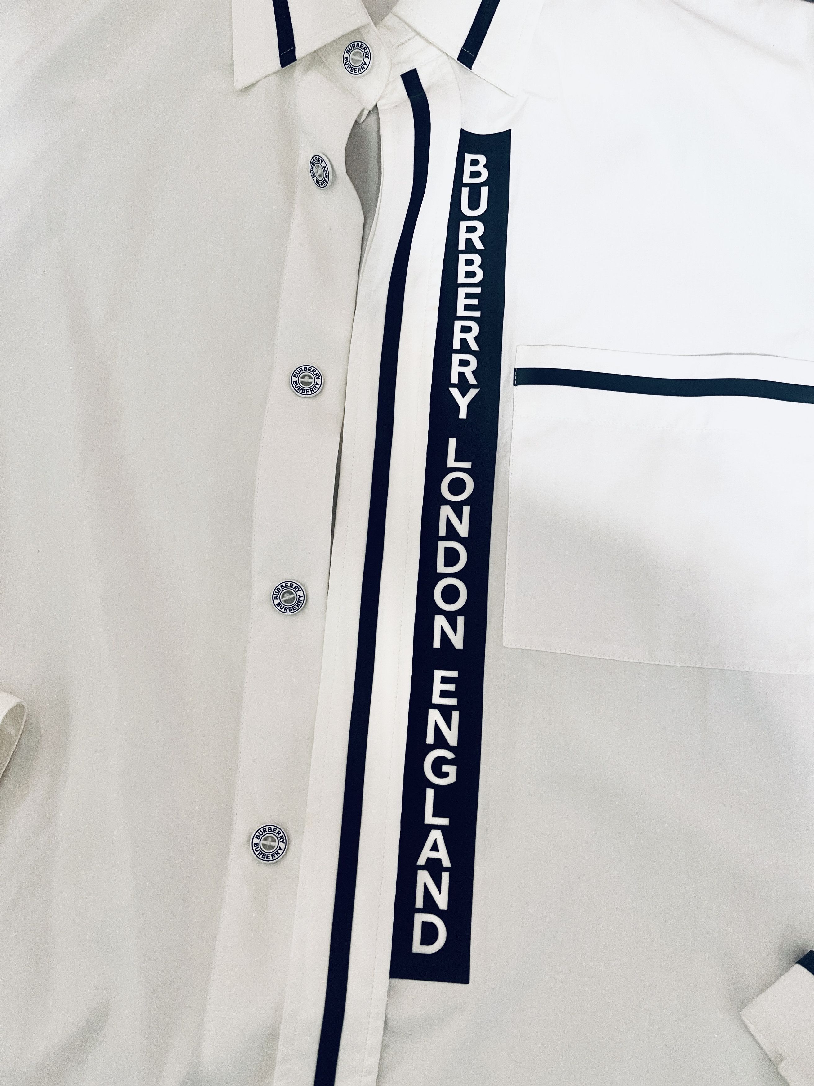 Burberry Burberry Men Dress shirt XXS white MSRP $500 Size US XXS / EU 40 - 3 Thumbnail