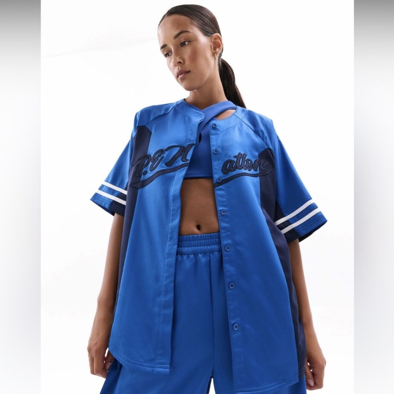 P.E Nation P.E Nation Baserunner Jersey Button-Down Tee Size S / US 4 / IT 40 - 11 Thumbnail