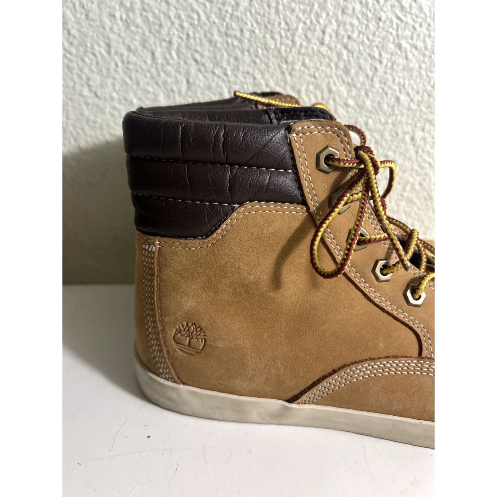 Timberland Timberland Women's 7.5 Leather Boots Wheat Nubuck Lace Up Sneaker Ankle Size US 8 / IT 38 - 2 Thumbnail
