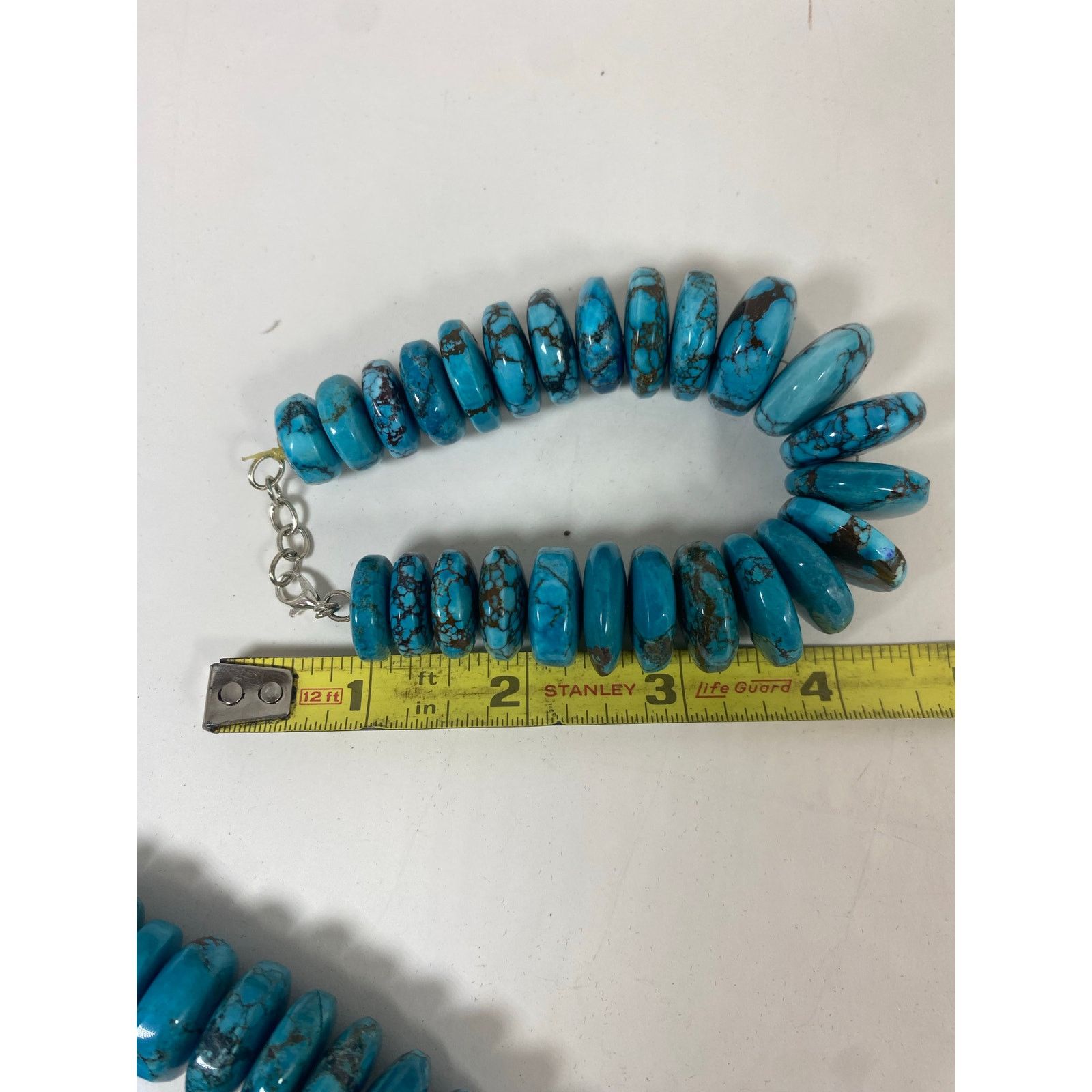 Other Graduated Blue Turquoise NuggetsNecklace and Braclet Size ONE SIZE - 9 Thumbnail
