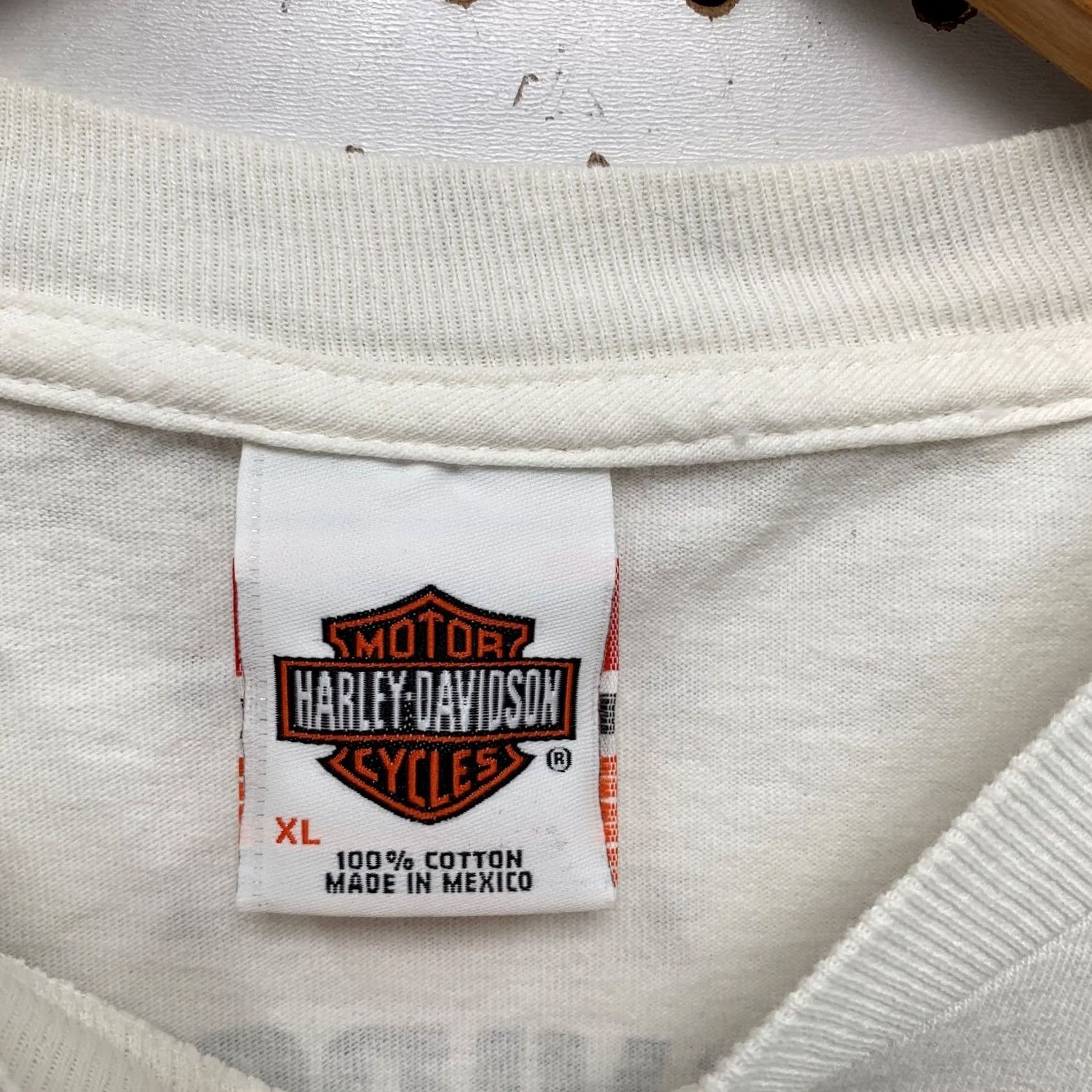 Harley Davidson Harley-Davidson Long Sleeve Shirt Mens XL White Live Free Ride Free Motorcycle Size US XL / EU 56 / 4 - 5 Thumbnail