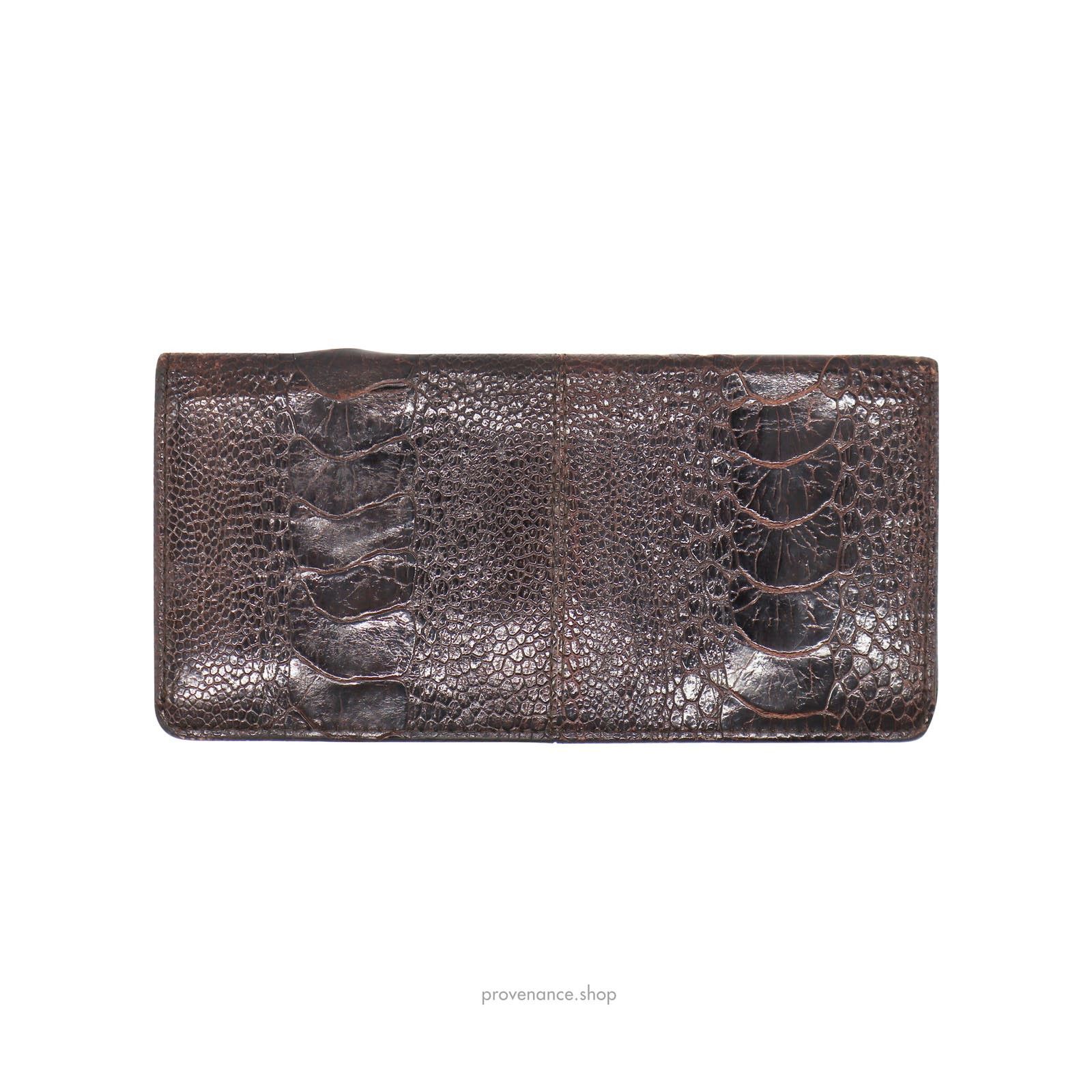 image of Givenchy Long Wallet - Ostrich Leather, Women's
