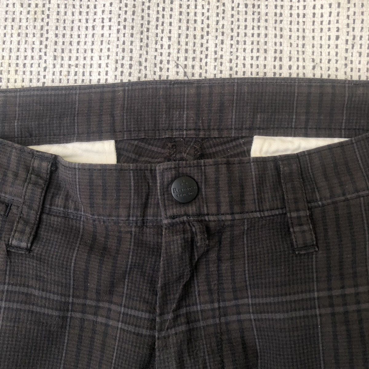 Mountain Research AW2011 Mountain Research ‘Piped Stem Pants’ Plaid Trousers Size US 33 - 2 Thumbnail