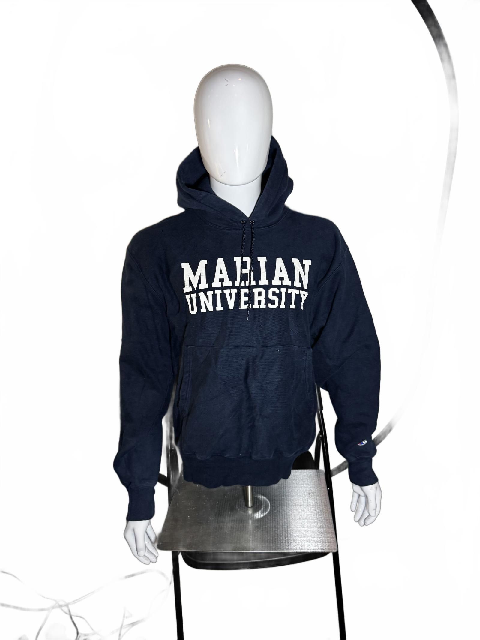 Champion Champion Marian University Hoodie - Navy Blue - Size Medium Size US M / EU 48-50 / 2 - 2 Thumbnail