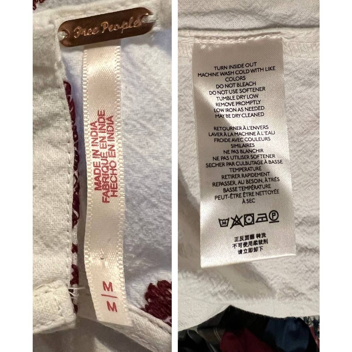 Free People FREE PEOPLE Cactus Flower Embroidered Cotton Dress Medium Size M / US 6-8 / IT 42-44 - 8 Thumbnail