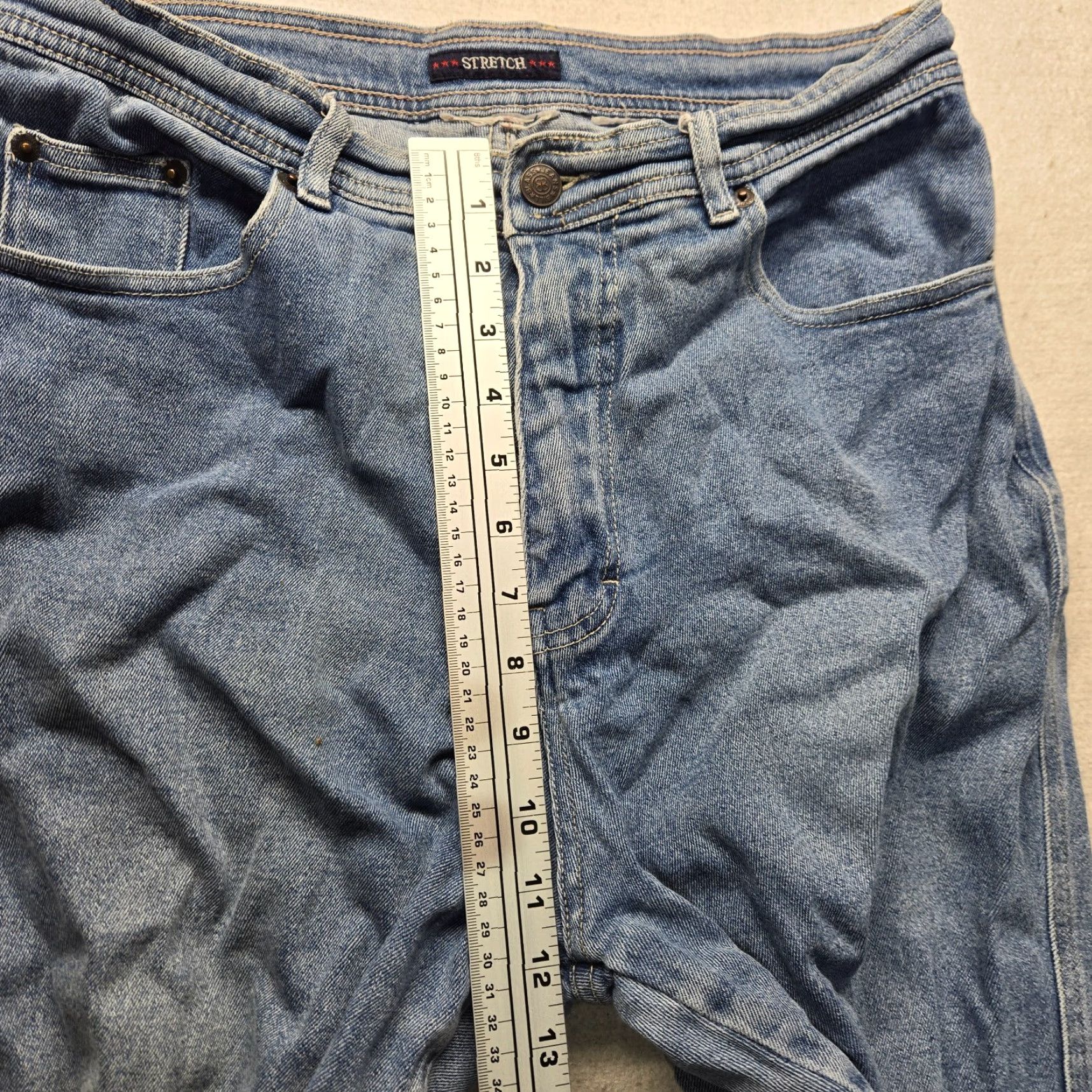 Bill Blass VINTAGE Bill Blass Jeans Women Size 12 Blue Stretch Straight Adult Womens Jeans Jeans Blue Stretch Size 12 Womens 90s Size 34" / US 12 / IT 48 - 5 Thumbnail