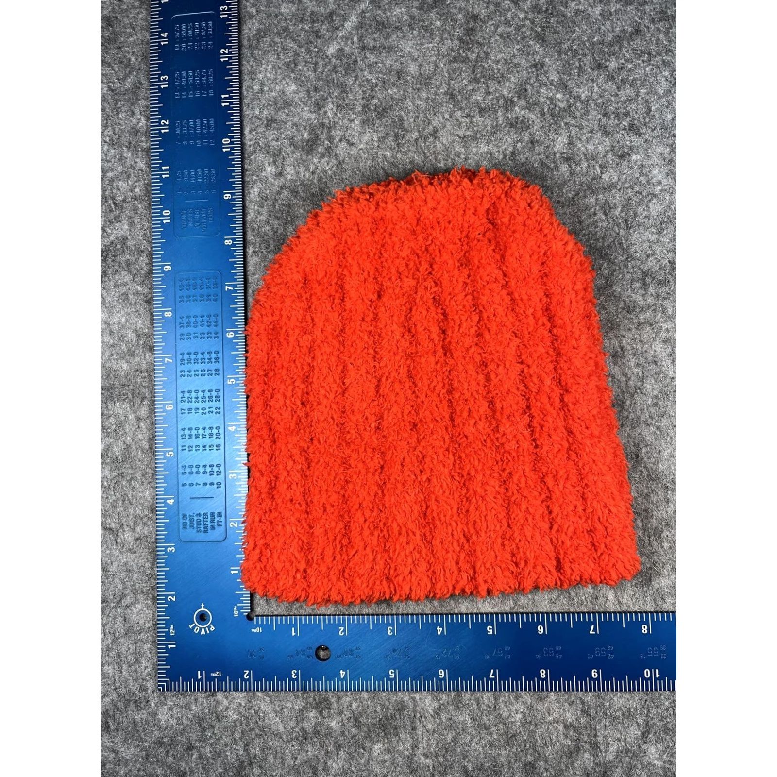 Vintage Greenbrier International Beanie Womens One Size Orange Fuzzy Knit Winter Cap Knit Hat Thermal Slouch Casual Mens Womens Girls Boys Size ONE SIZE - 4 Thumbnail