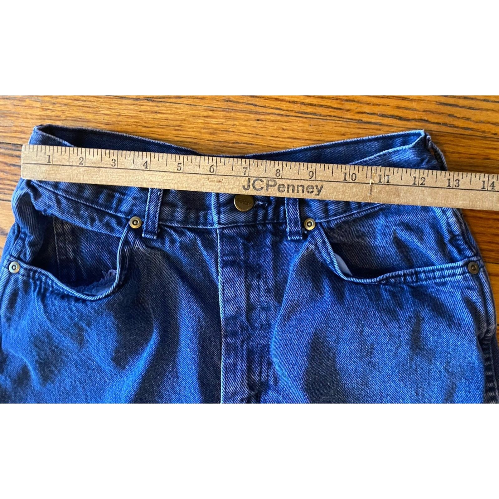 Vintage Chic VTG Jeans Size 13 Average Medium Wash Denim Mid Rise Size 27" / US 4 / IT 40 - 6 Thumbnail