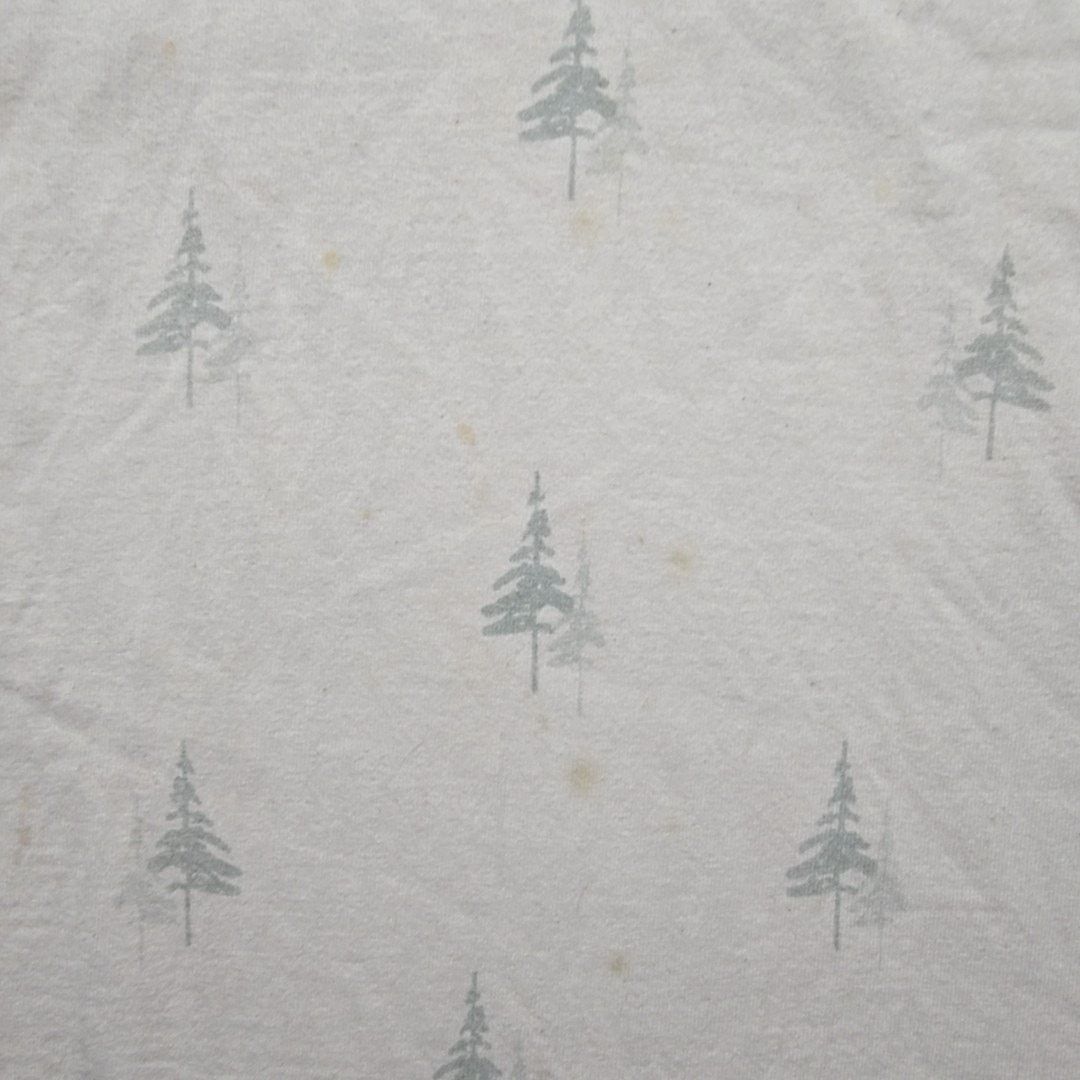Artisan Outfitters Vintage Artisans Winter Themed L Cream AOP Tree Print Shirt Size US L / EU 52-54 / 3 - 4 Thumbnail