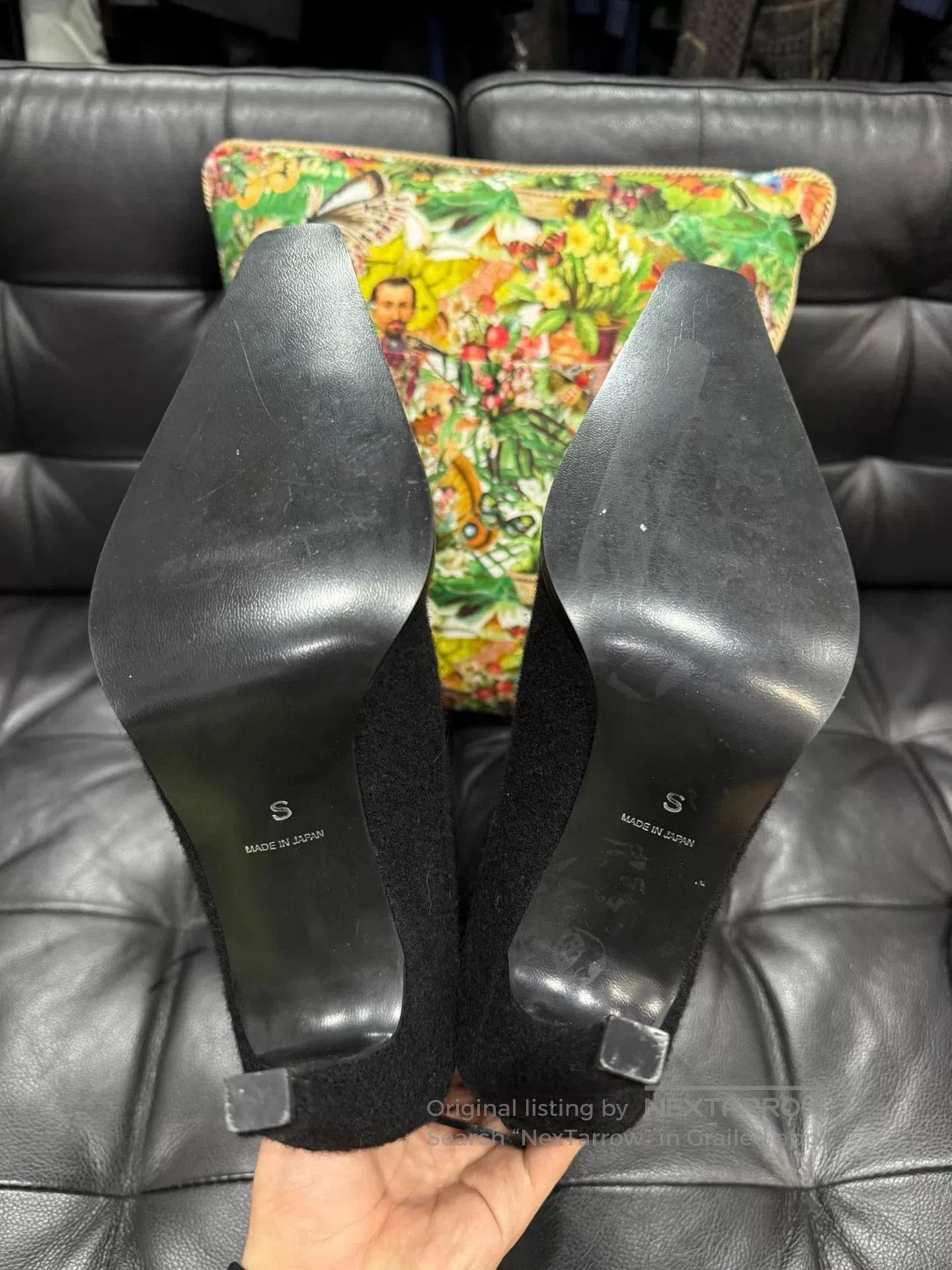Comme des Garcons undercover guru guru embroidered insect long boots. Size US 6 / EU 39 - 9 Thumbnail