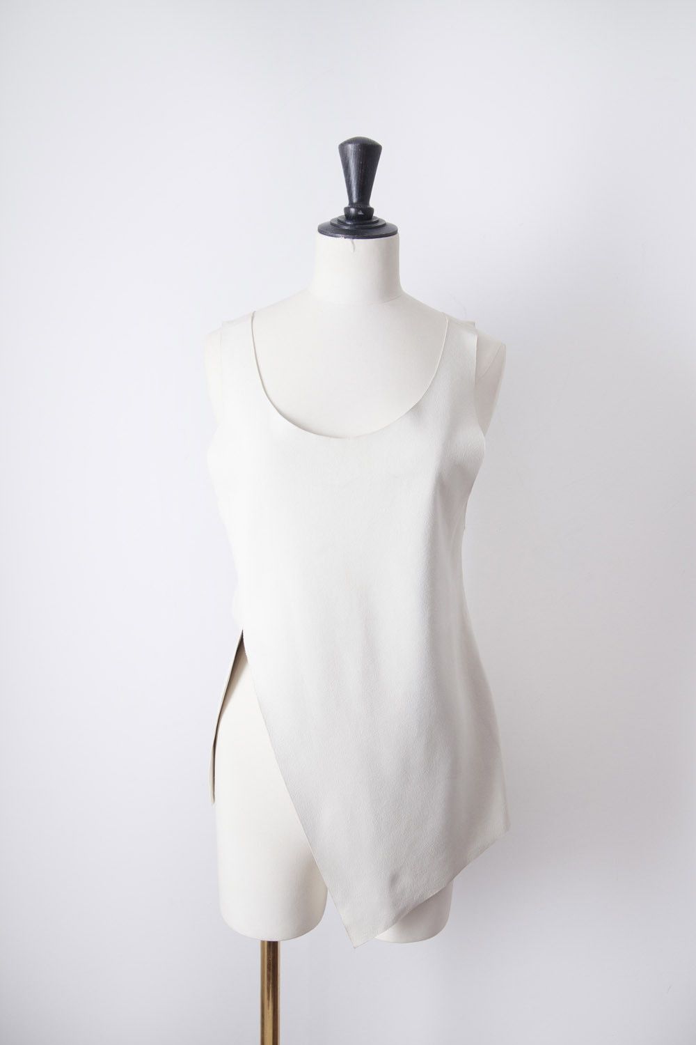 Balmain AW11 suede leather top Size XS / US 0-2 / IT 36-38 - 2 Thumbnail