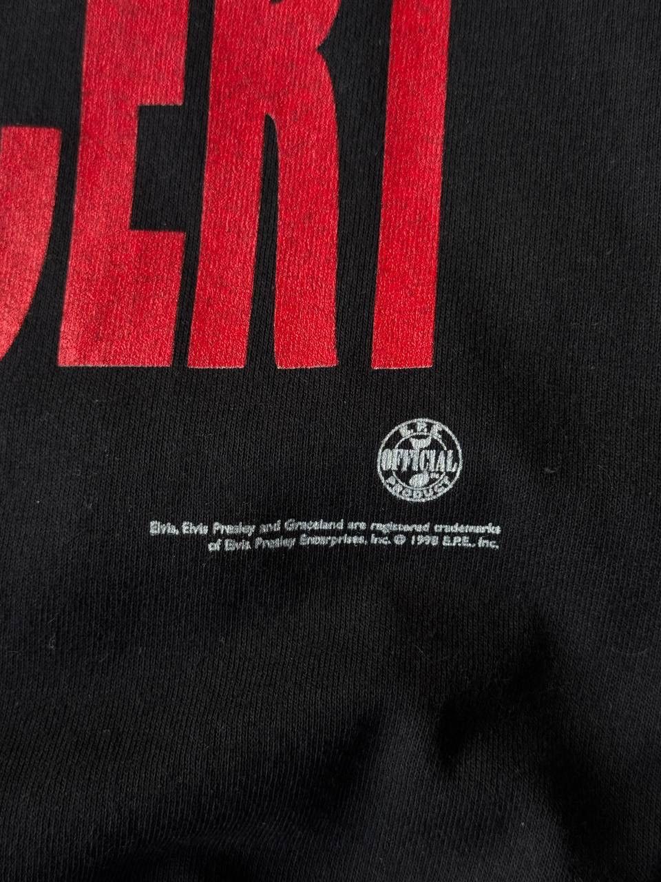 Band Tees elvis presley vintage 1998 Merch Tour t shirt THE CONCERT Size US XL / EU 56 / 4 - 5 Thumbnail