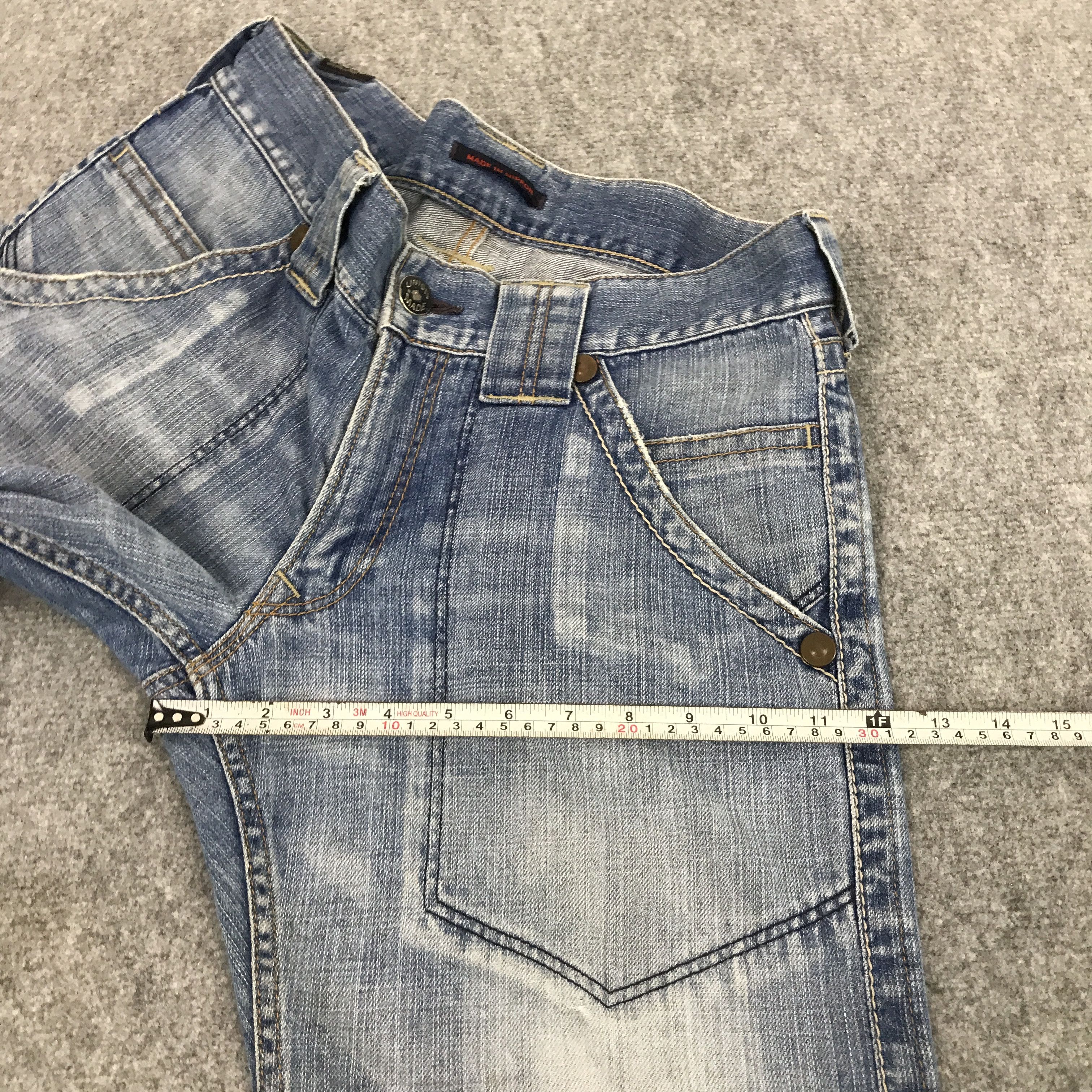 If Six Was Nine × Japanese Brand × Le Grande Bleu (L.G.B.) FLARED BLUE WAY MODERN BOOTCUT DENIM JEANS Size US 32 / EU 48 - 11 Thumbnail