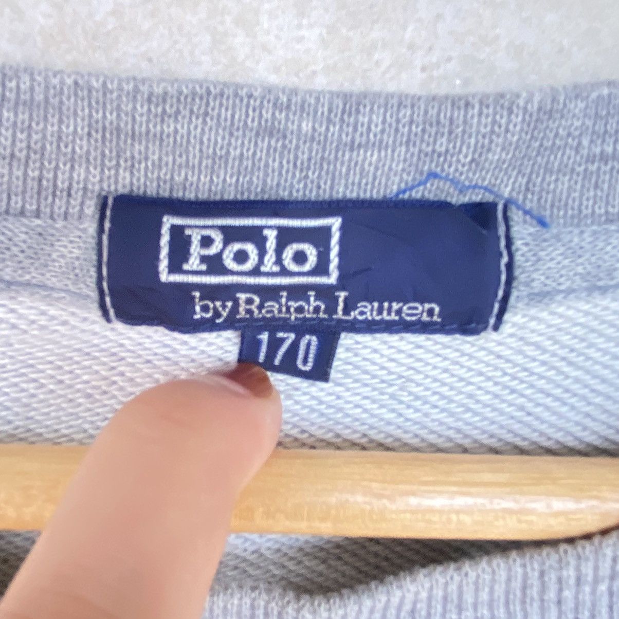 Other Vintage Polo by Ralph Lauren Printed Crewneck Light Gray Size US M / EU 48-50 / 2 - 5 Thumbnail