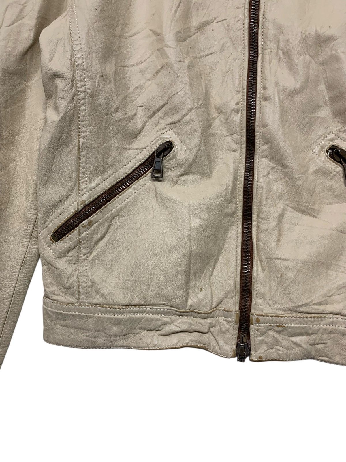 Genuine Leather × Leather Della Casa Marcello Pampaloni Leather Rider Jacket Size US M / EU 48-50 / 2 - 10 Thumbnail