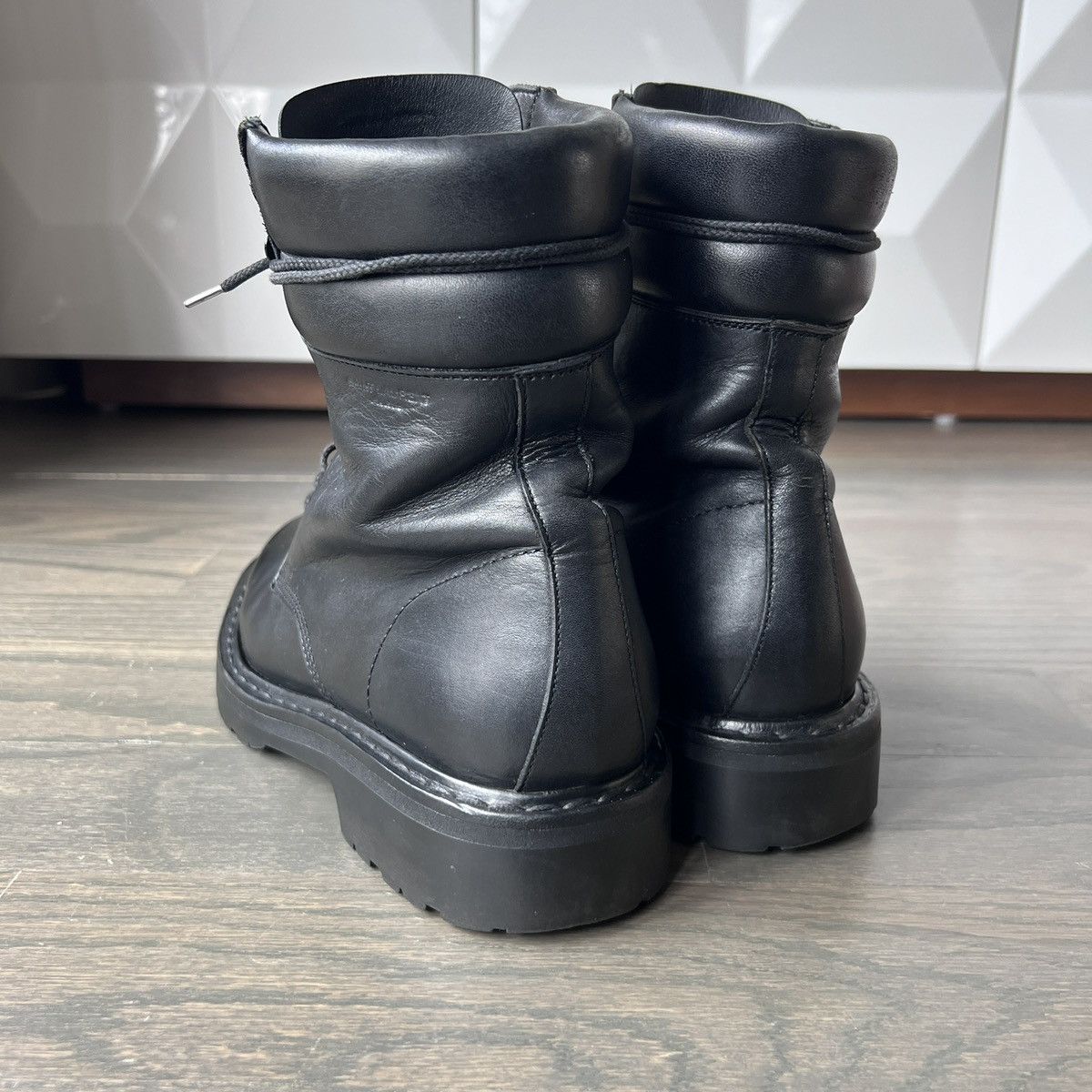 Saint Laurent Paris Saint Laurent Paris Hedi AW15 Trekker Boots Black Leather Size US 8 / EU 41 - 2 Thumbnail