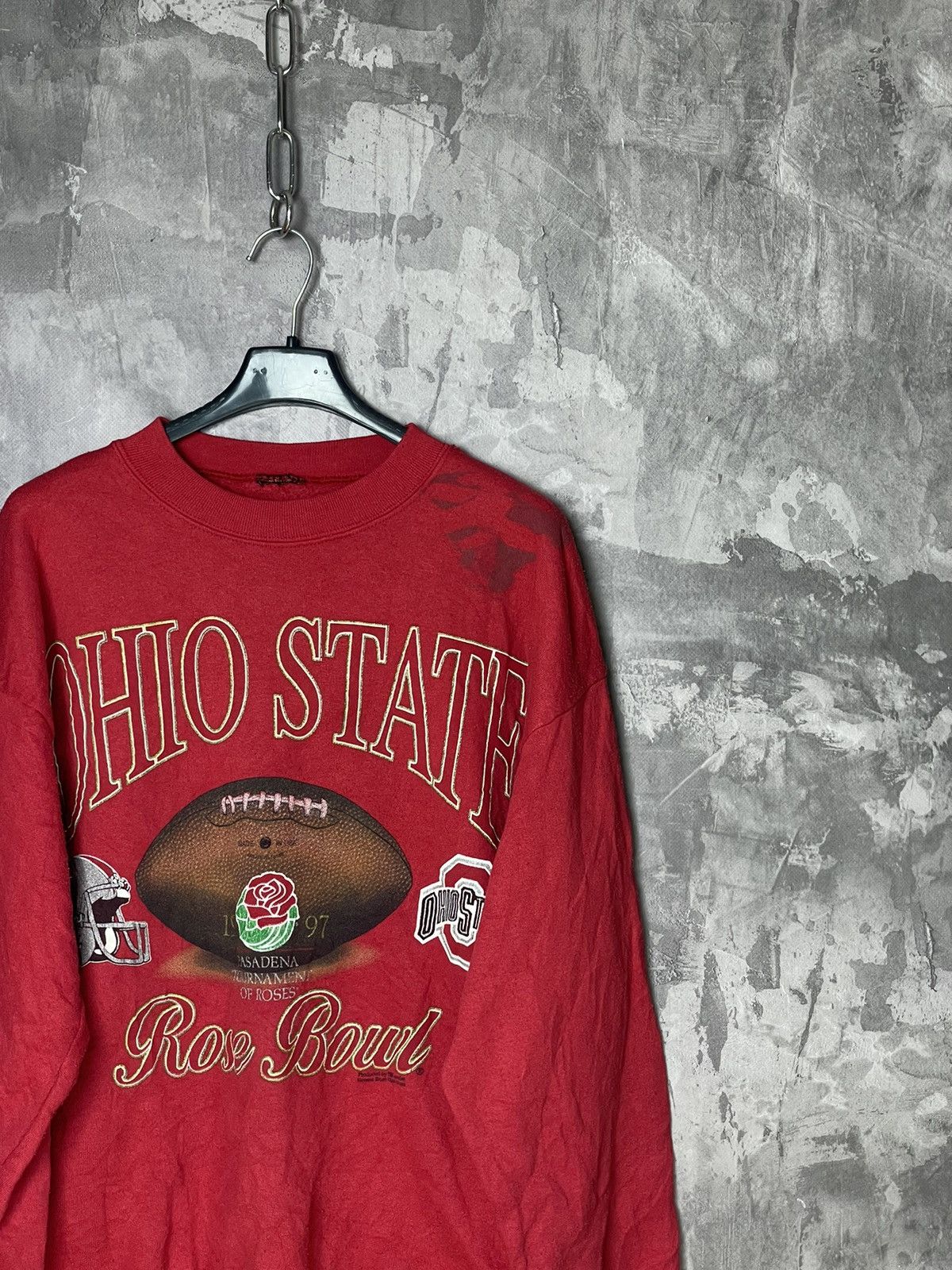 Vintage Vintage 90s Ohio State University college sweatshirt Size US L / EU 52-54 / 3 - 4 Thumbnail