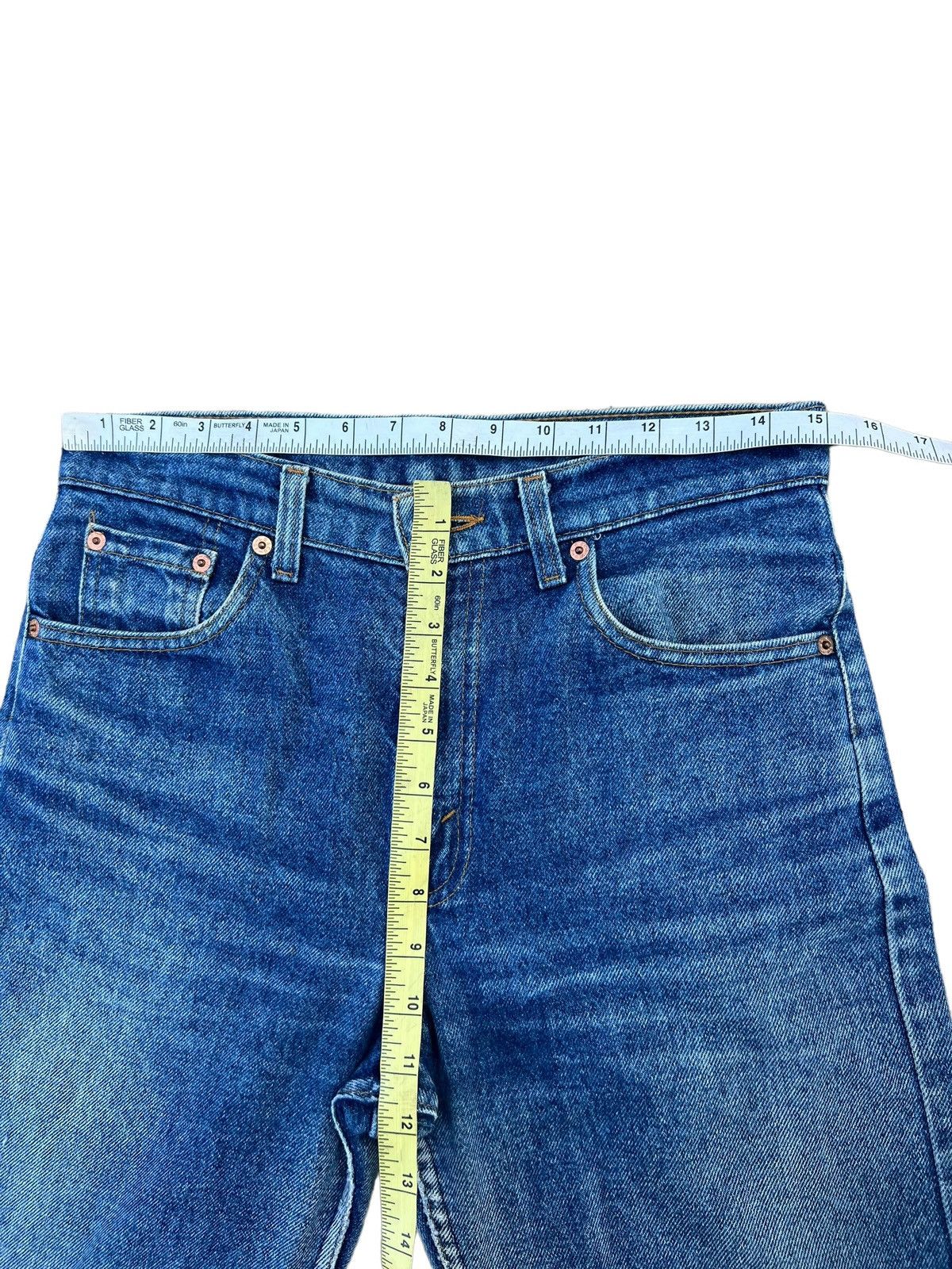 Levi's Vintage 90s Levi’s 505 Faded Blue Denim Jeans 30x31.5 Size US 30 / EU 46 - 3 Thumbnail