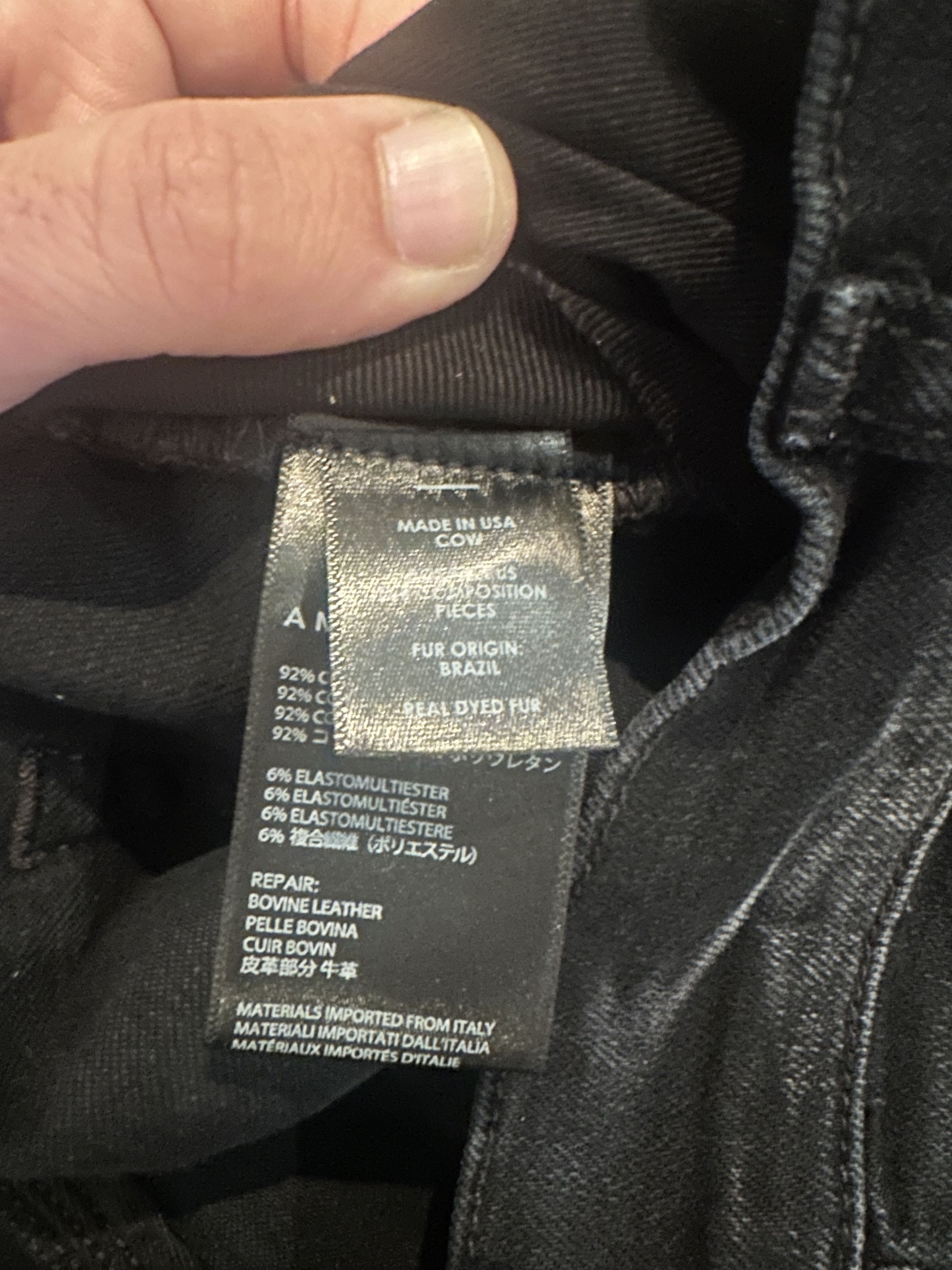 Amiri Amiri Leopard Black Jeans Size US 32 / EU 48 - 6 Thumbnail