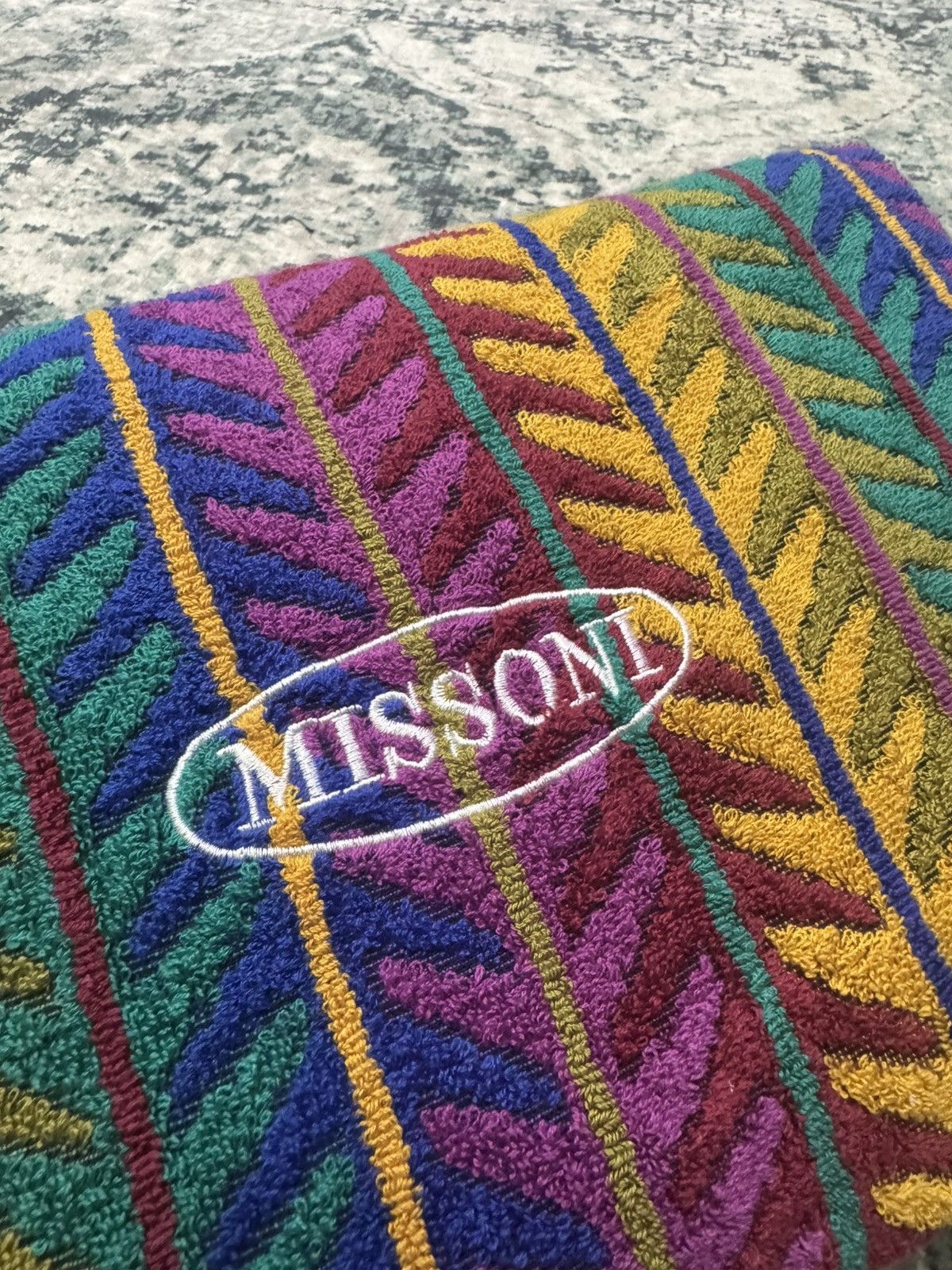 Missoni MISSONI MULTICOLORS HERRING BONES PATTERN BLANKET Size ONE SIZE - 3 Thumbnail