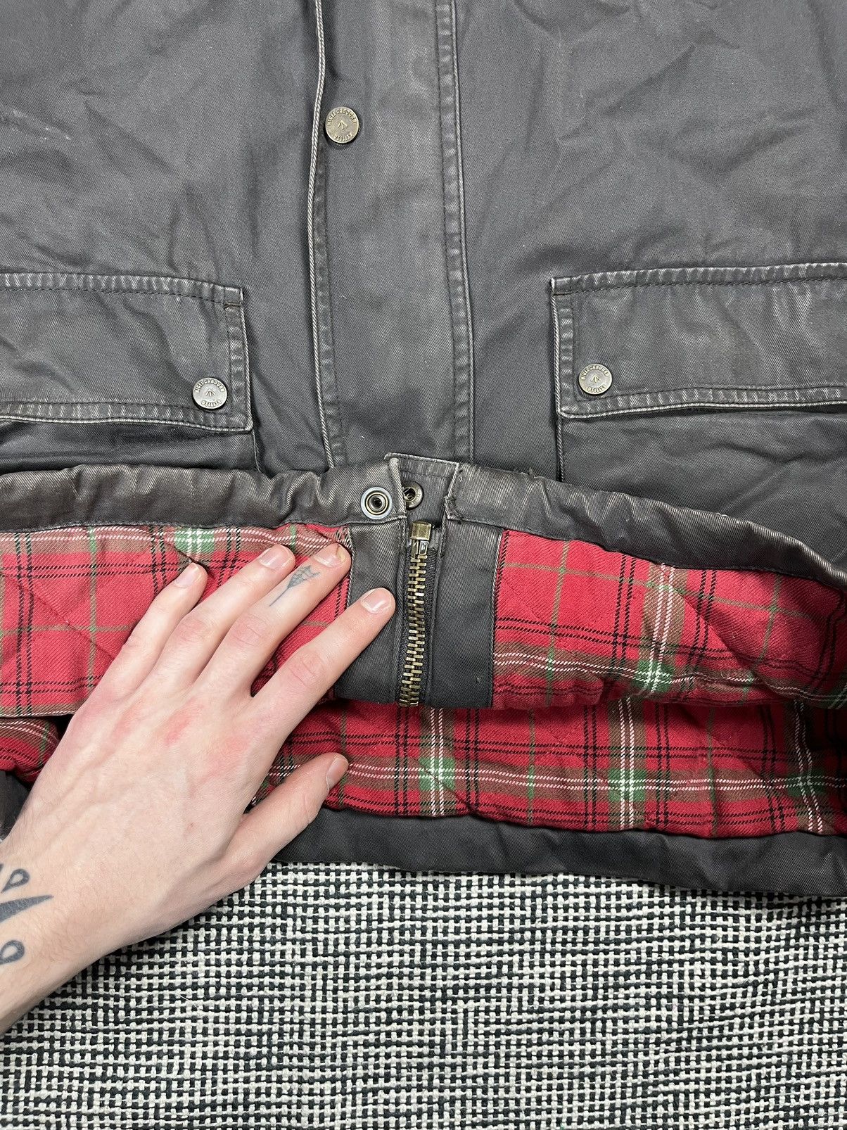 Nigel Cabourn Nigel Cabourn moto quilted parka jacket like belstaff Size US L / EU 52-54 / 3 - 9 Thumbnail
