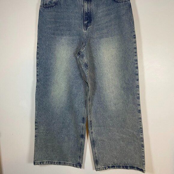 Other Uptus Studios Toronto Medium Blue Wide-Leg Jeans Size 36 Size 36" / US 14 / IT 50 - 4 Thumbnail