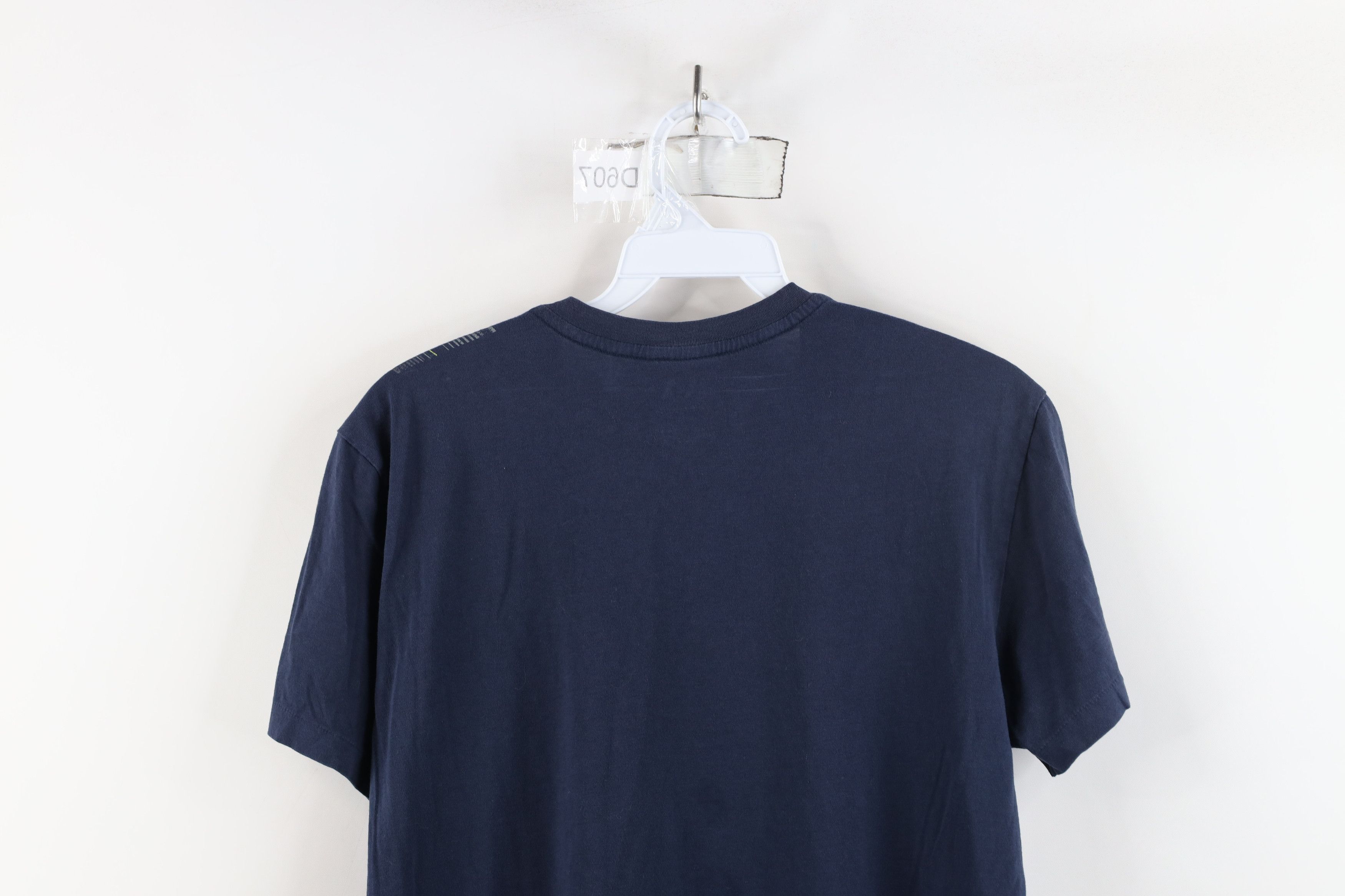 Armani Exchange × Vintage Armani Exchange Spell Ribbon Tape Short Sleeve T-Shirt Blue Size US S / EU 44-46 / 1 - 12 Thumbnail