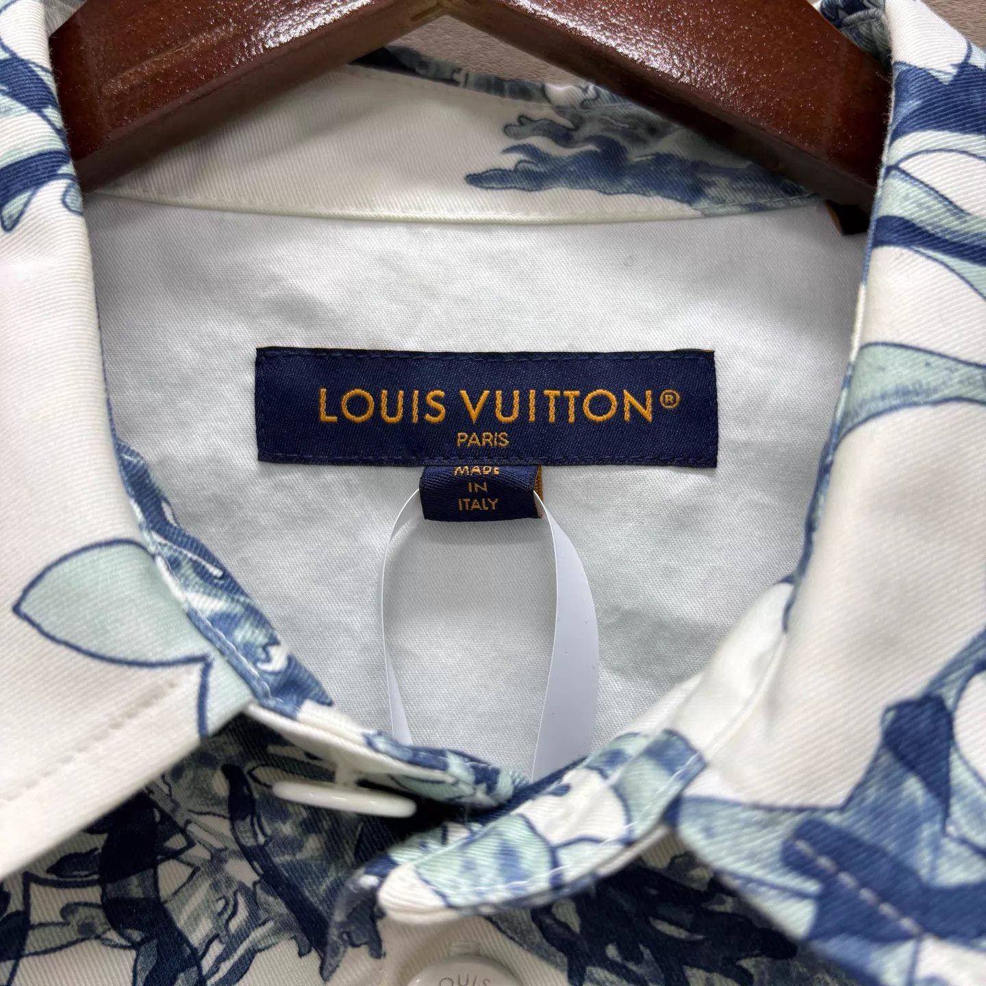 Louis Vuitton Louis Vuitton 99 New White/Blue Seaweed Print Jacket M Size US M / EU 48-50 / 2 - 3 Thumbnail