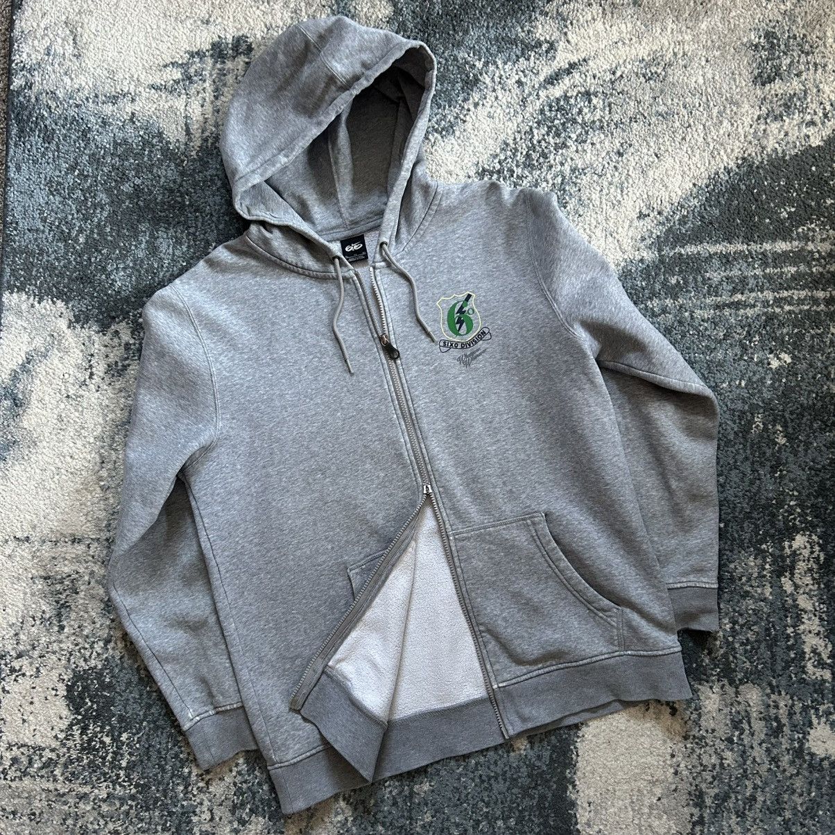 Nike 2011 NiKE 6.0 SiXO DiViSiON HEATHER GREY YKK ZiP UP HOODiE Size US XL / EU 56 / 4 - 15 Thumbnail