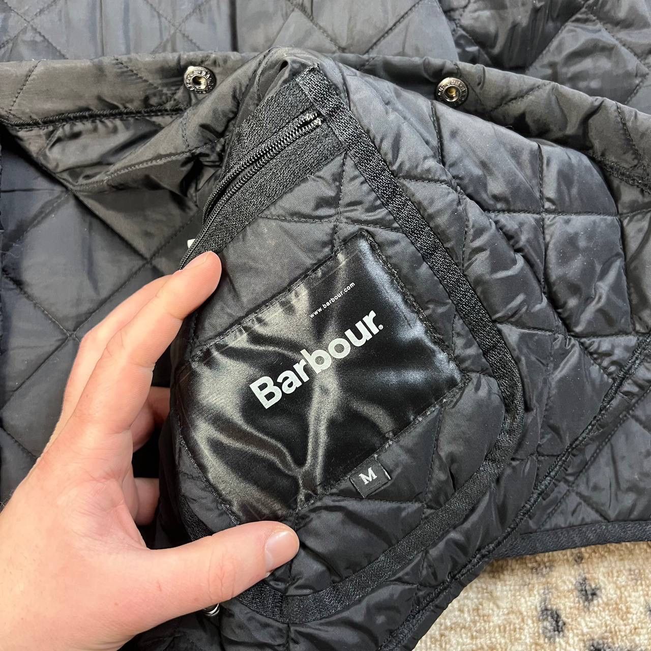 Barbour Barbour Mini Logo Vintage Y2K Quilted Button Up Jacket Size US M / EU 48-50 / 2 - 5 Thumbnail
