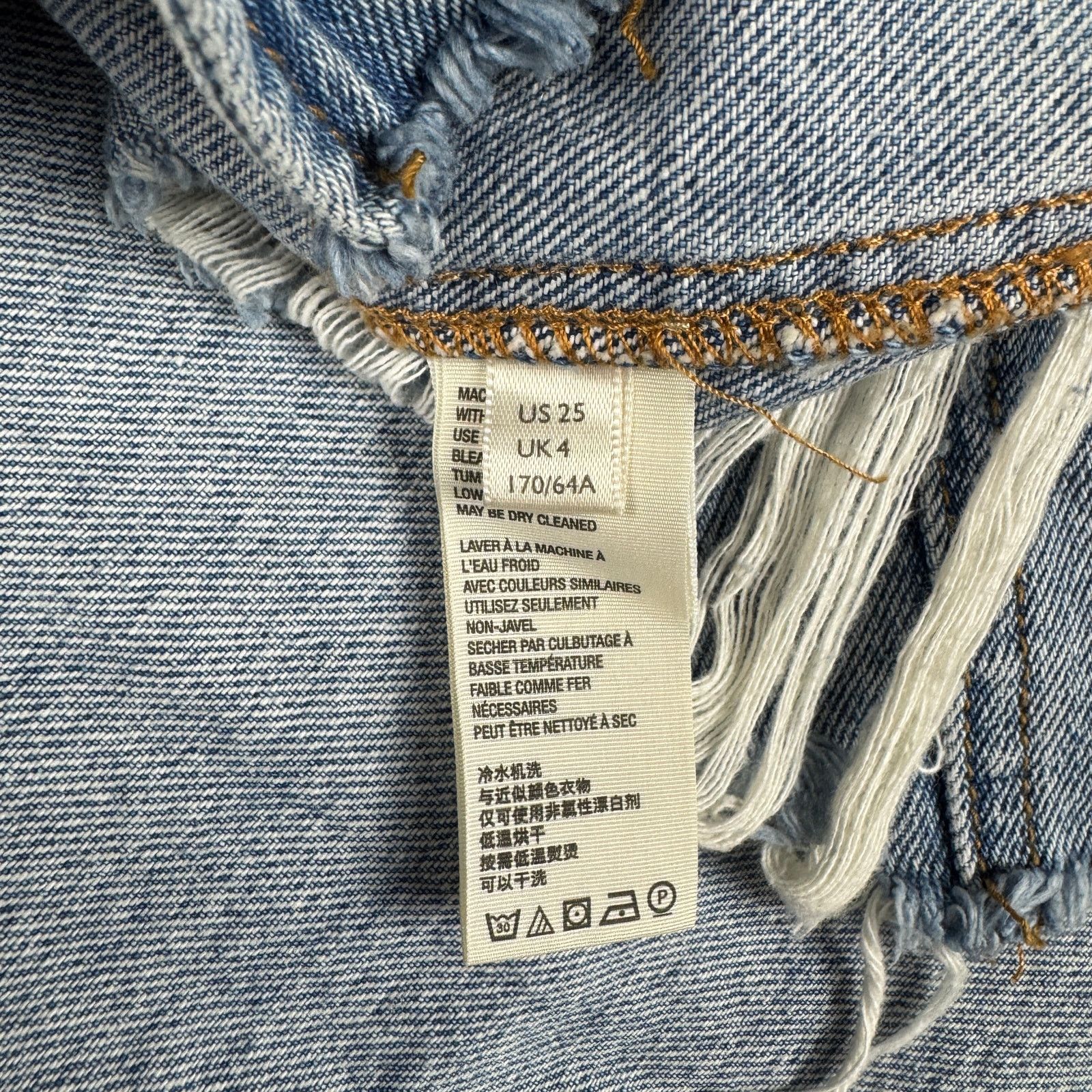 Free People Free People Parker Wrap Mini Skirt Women’s 25 Distressed Size 25" / US 0 / IT 36 - 6 Thumbnail