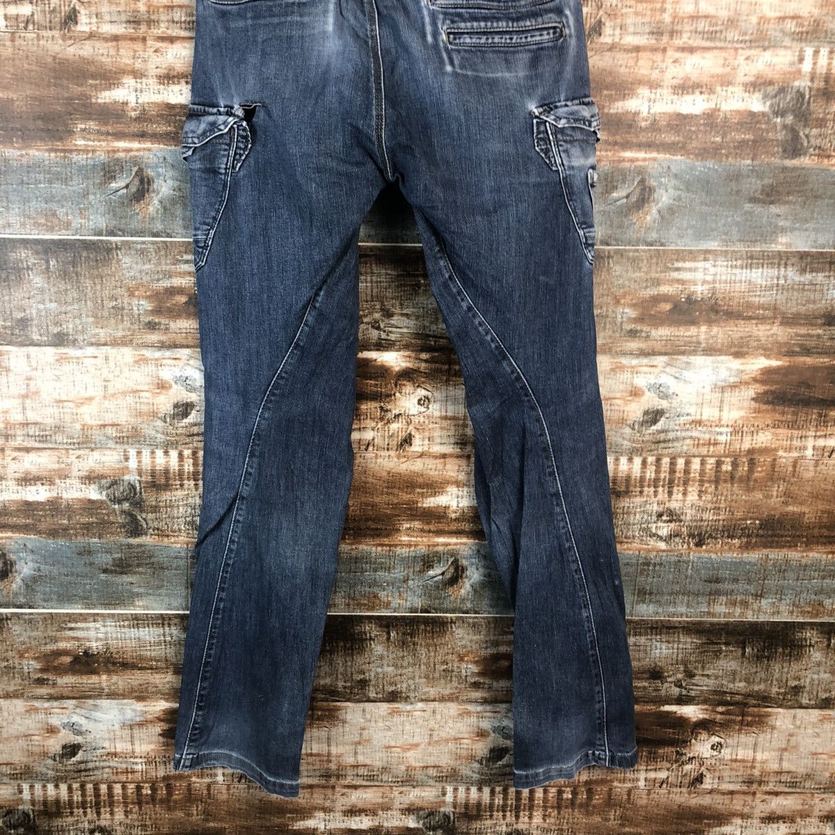 Japanese Brand Even River Black Distressed Denim Pants #A2107 Size US 30 / EU 46 - 18 Thumbnail
