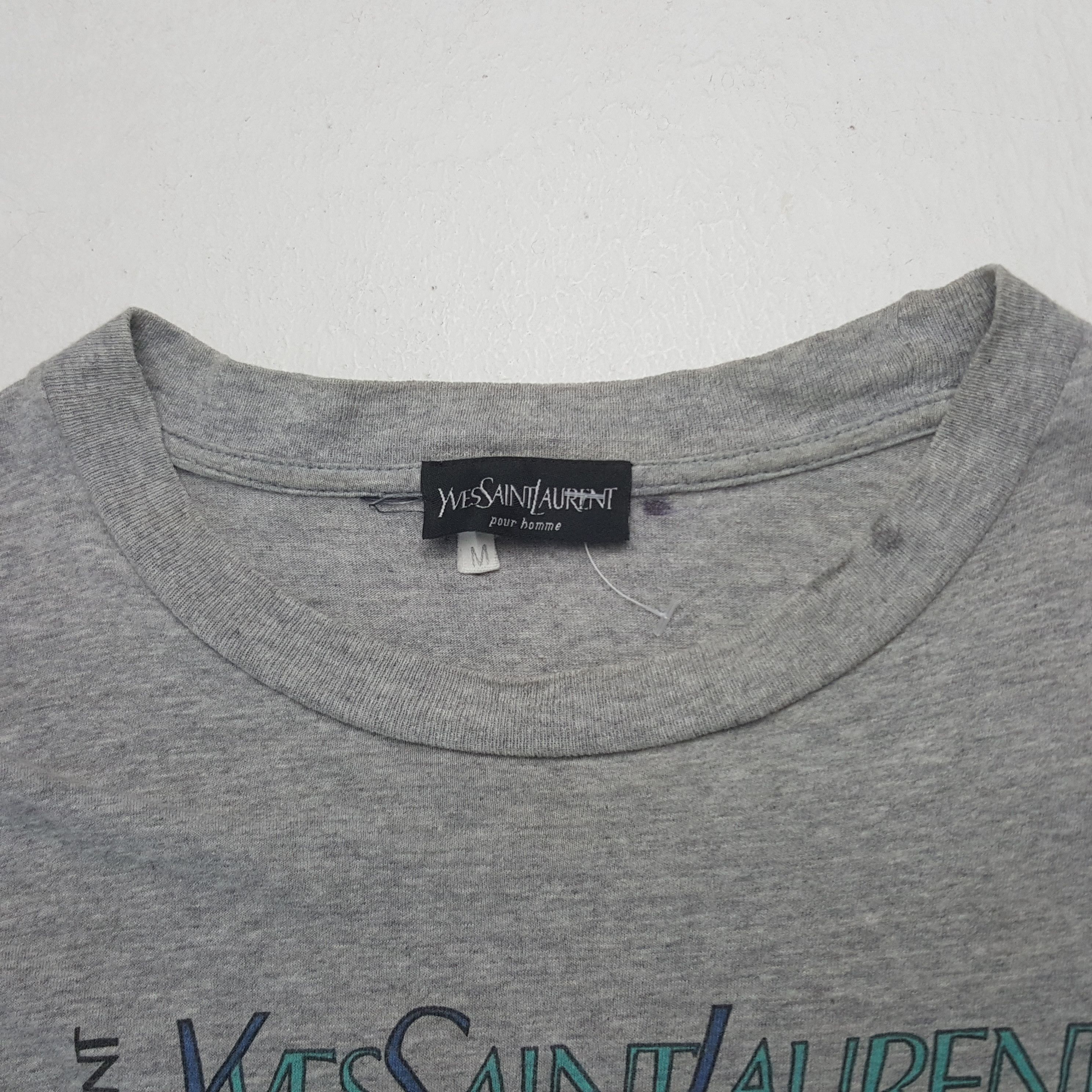 Vintage × Yves Saint Laurent Vintage Yves Saint Laurent Tshirt Size US M / EU 48-50 / 2 - 4 Thumbnail