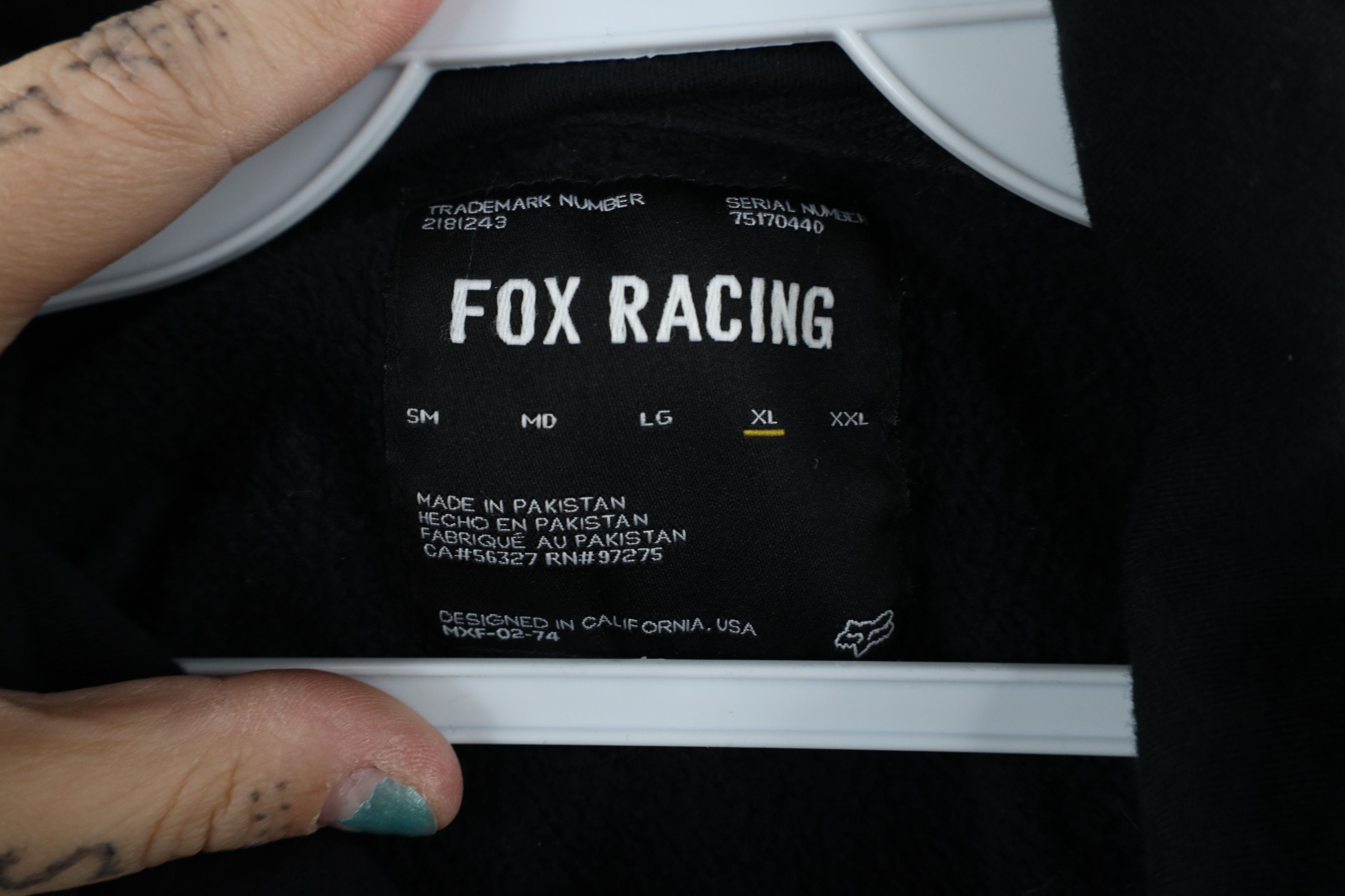 Fox Racing Fox Racing x Honda Factory Alliance Racing Hoodie Sweatshirt Size US XL / EU 56 / 4 - 6 Thumbnail