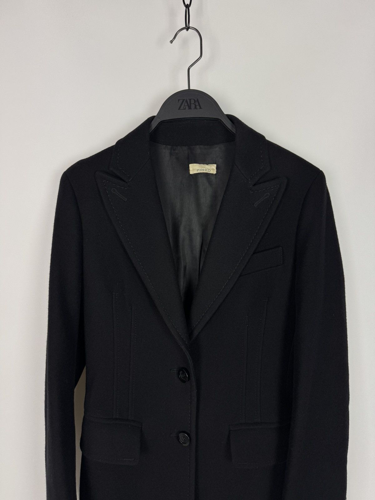 Pinko Pinko Wool Blend Coat Size S / US 4 / IT 40 - 4 Thumbnail