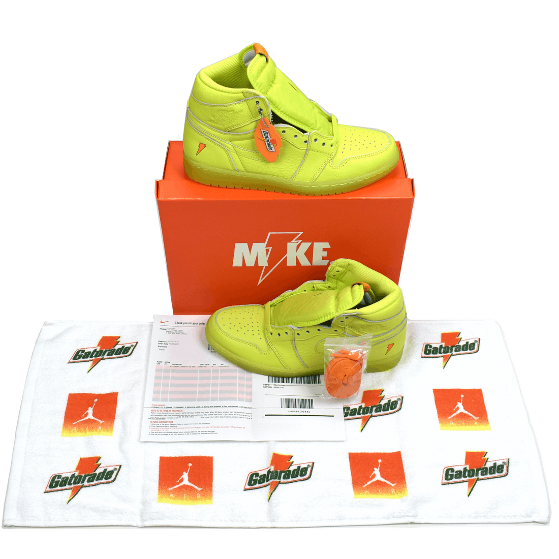 Jordan gatorade yellow hotsell