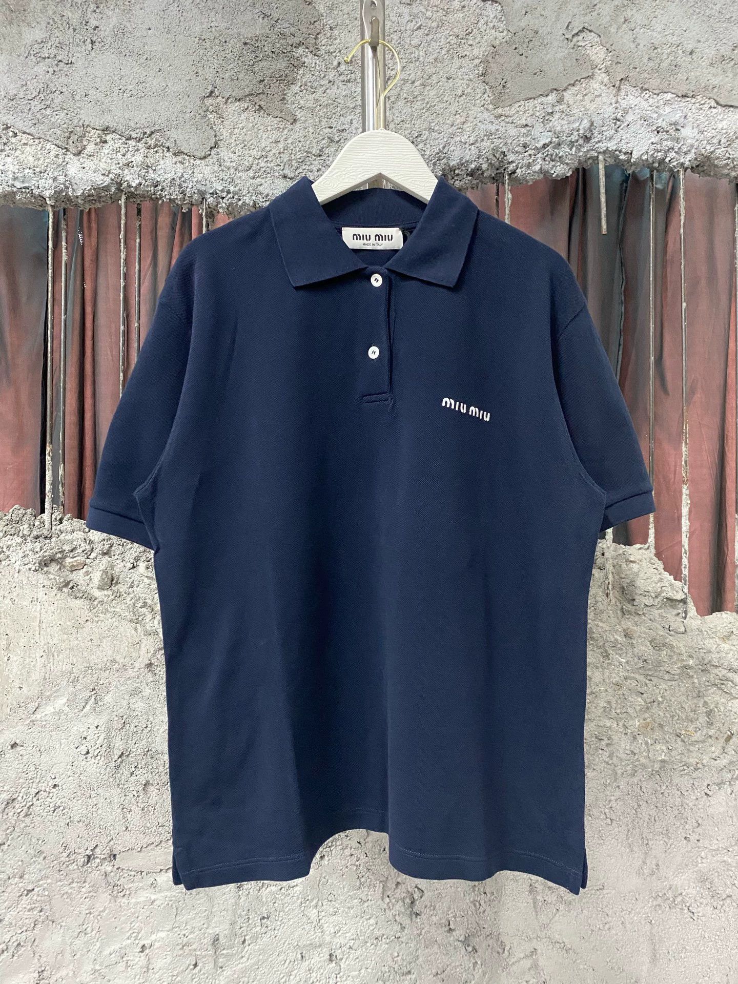 Miu Miu MIU MIU Embroidered Polo S NWT Size S / US 4 / IT 40 - 1 Thumbnail