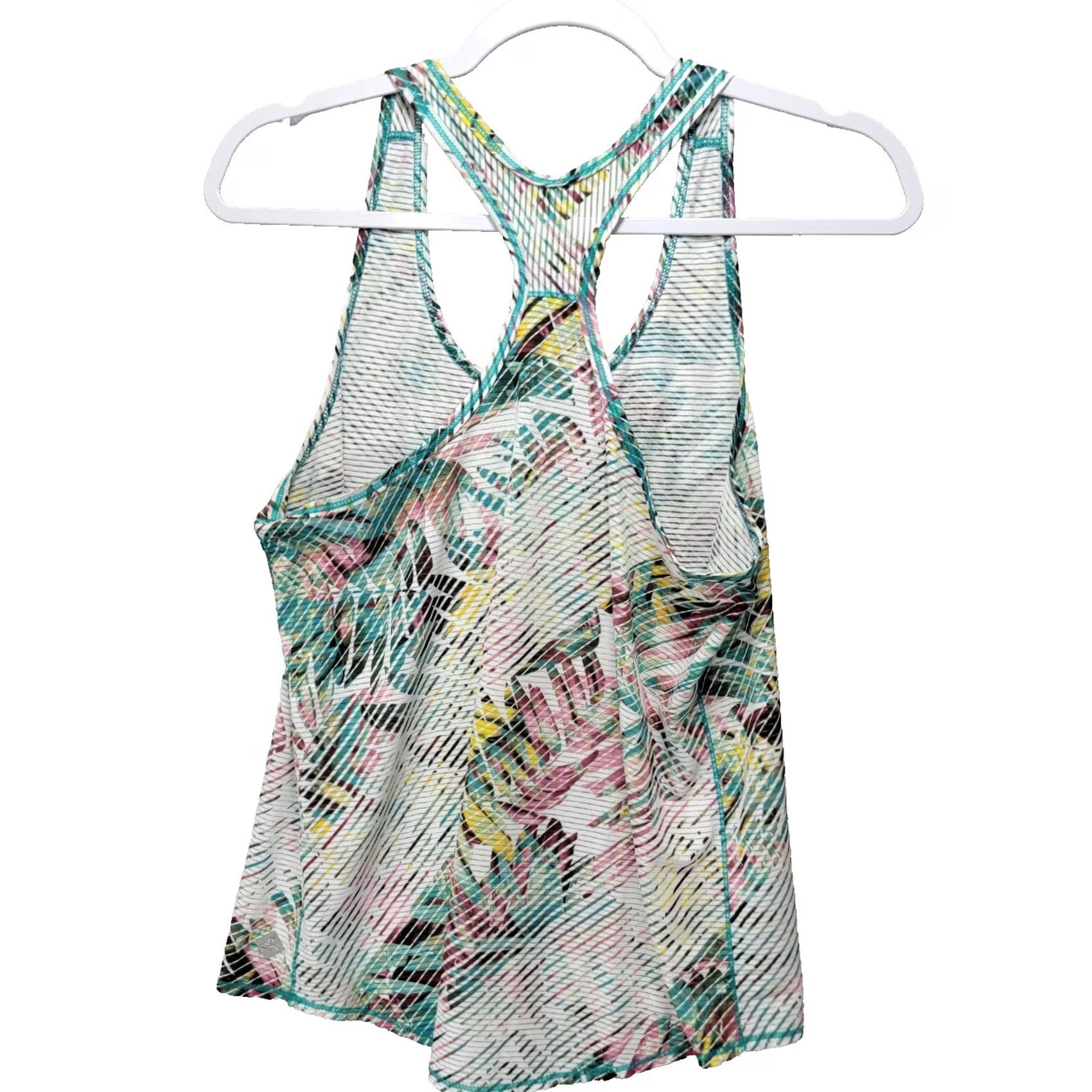 Prana Prana Tank Top Womens XS Tilko Breezie Dragonfly Paradise Workout Tropical Palm Size XS / US 0-2 / IT 36-38 - 5 Thumbnail